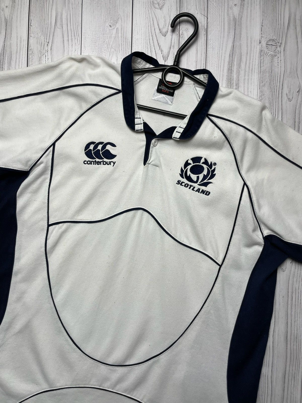 Canterbury of New Zealand Vintage Scotland rugby jersey Canterbury size XL Size US XL / EU 56 / 4 - 2 Thumbnail