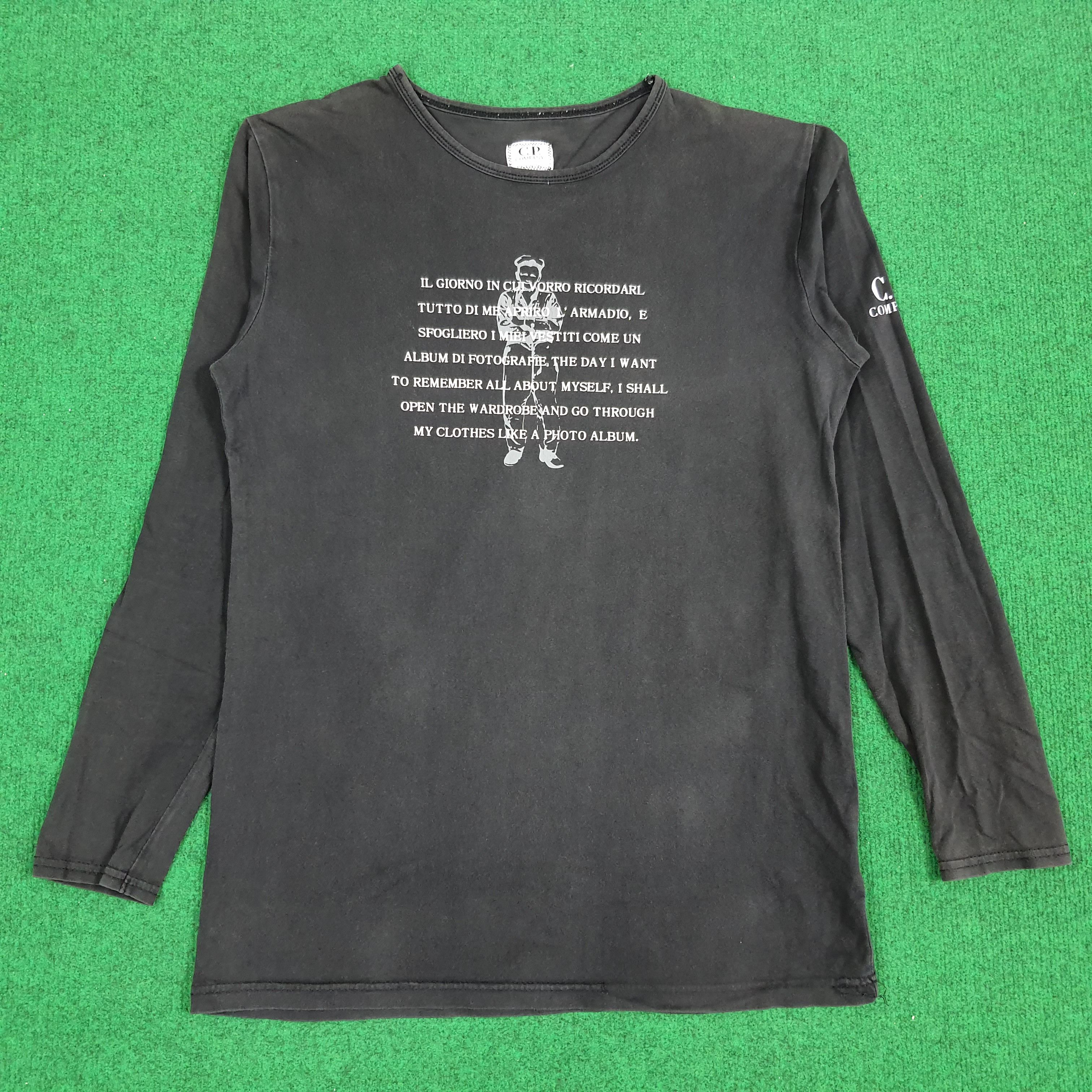 C.P. Company × Vintage Vintage C.P. Company Designer Long Sleeve Tshirt Size US S / EU 44-46 / 1 - 1 Thumbnail