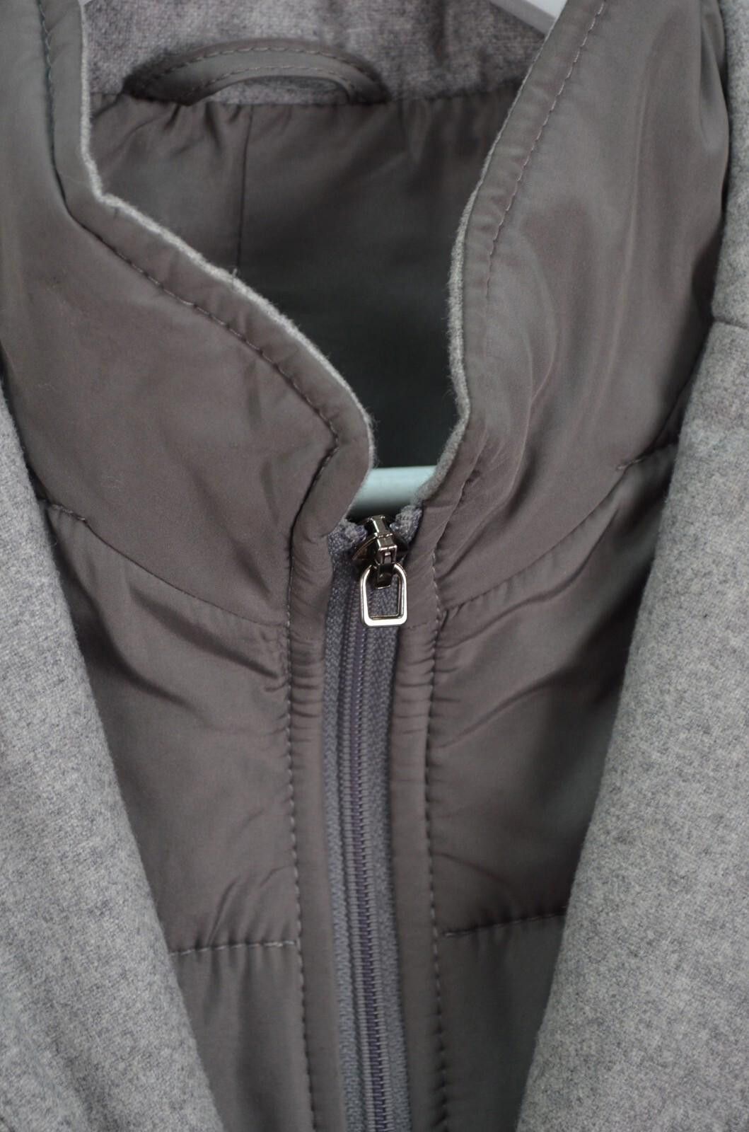Lubiam Lubiam LBM 1911 Mens Grey Wool Coat Jacket Size 50 / M Size US M / EU 48-50 / 2 - 8 Thumbnail