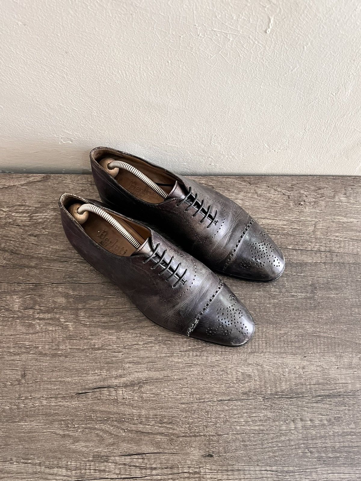Berluti Berluti Derby Lace-Up leather Shoes Size US 8.5 / EU 41-42 - 3 Thumbnail