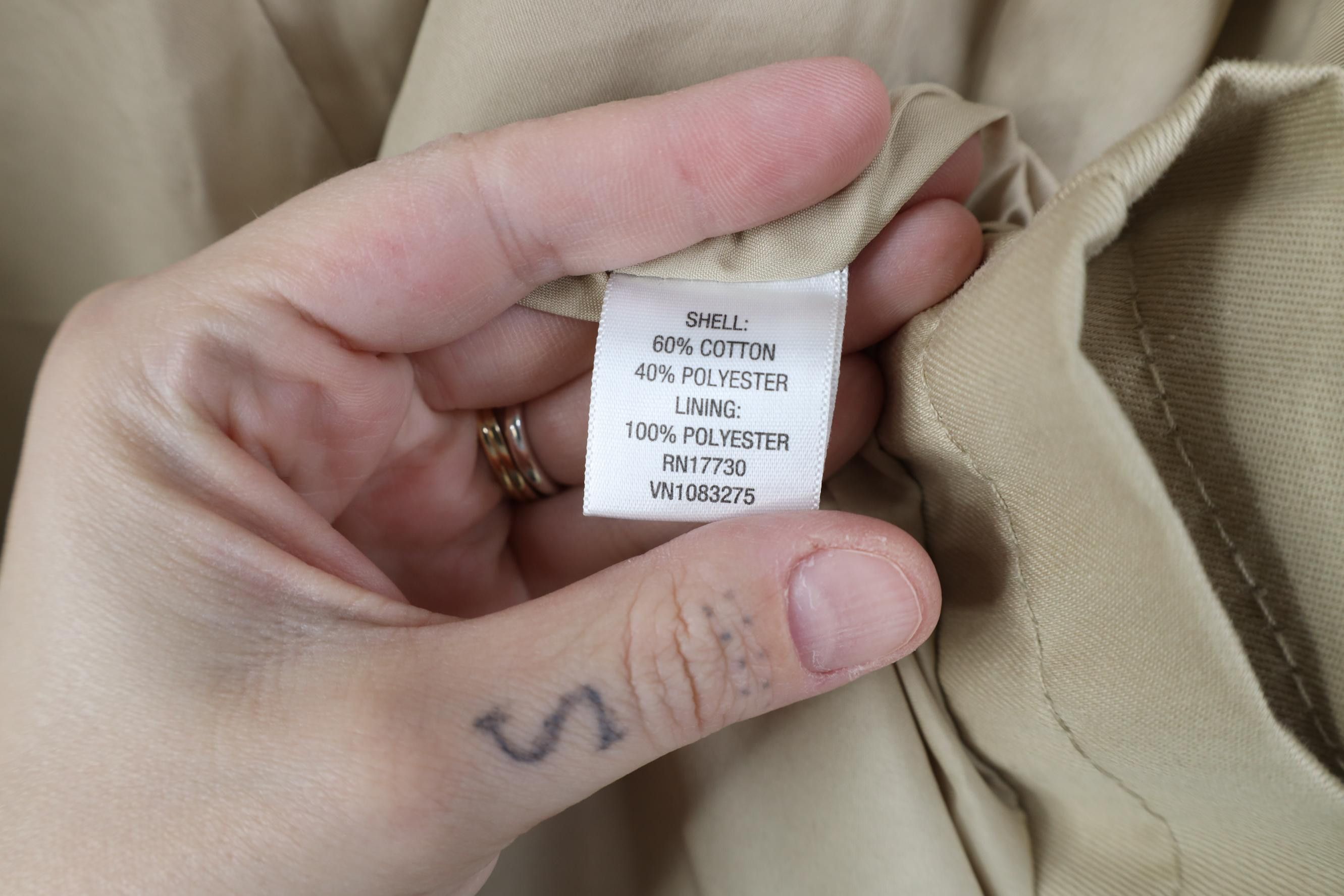 Vintage Vintage Y2K Babydoll Repellant Trench Coat Rain Jacket Size S / US 4 / IT 40 - 12 Thumbnail