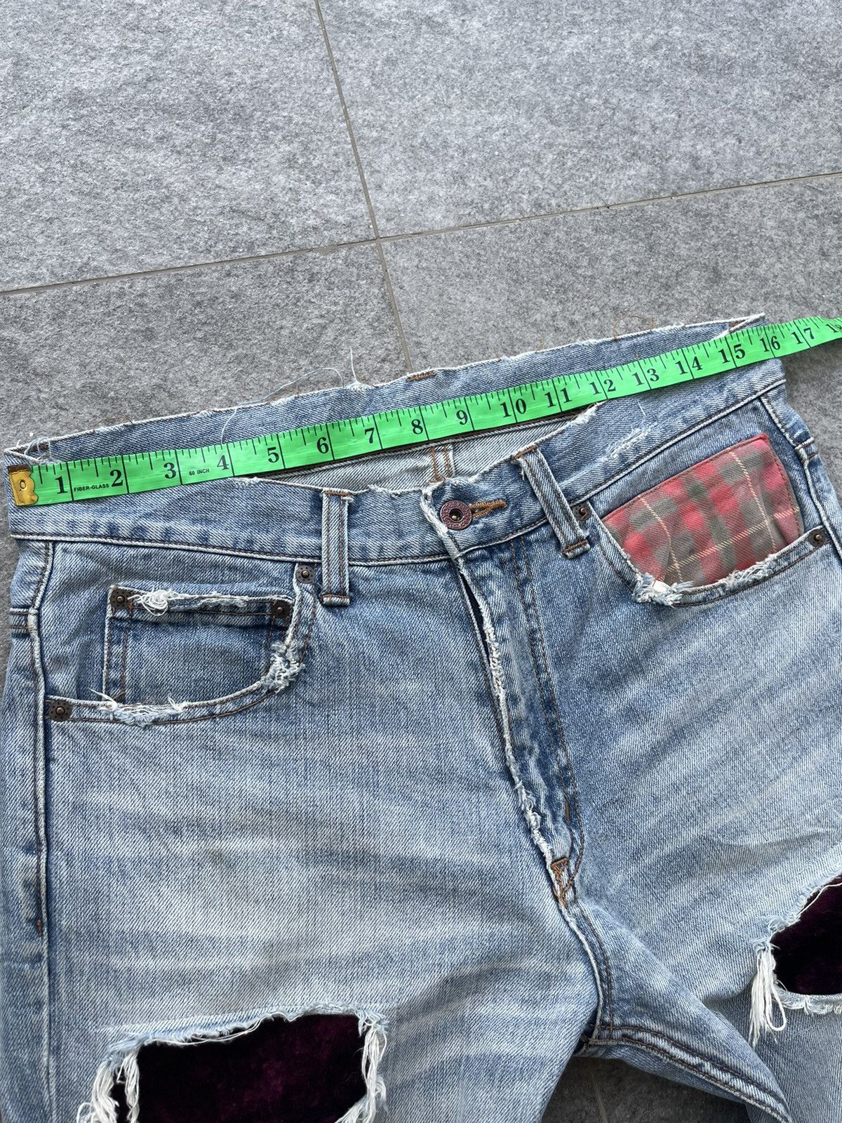 Japanese Brand Vintage Unbrand Distressed Denim Size US 32 / EU 48 - 13 Thumbnail