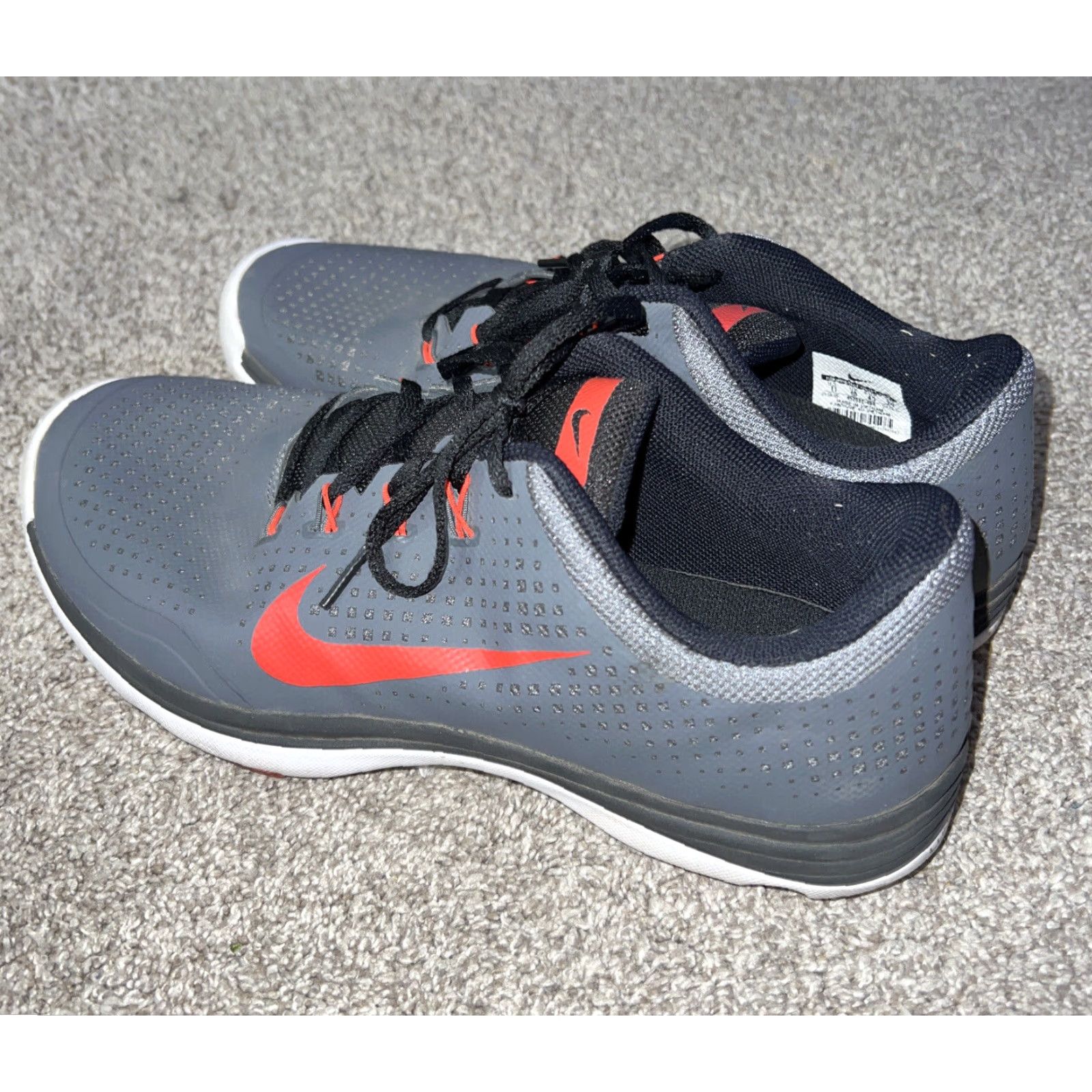 Nike Nike Lunarlon Cypress Golf Sneakers Mens Gray Red Size 11 Size US 11 / EU 44 - 2 Thumbnail