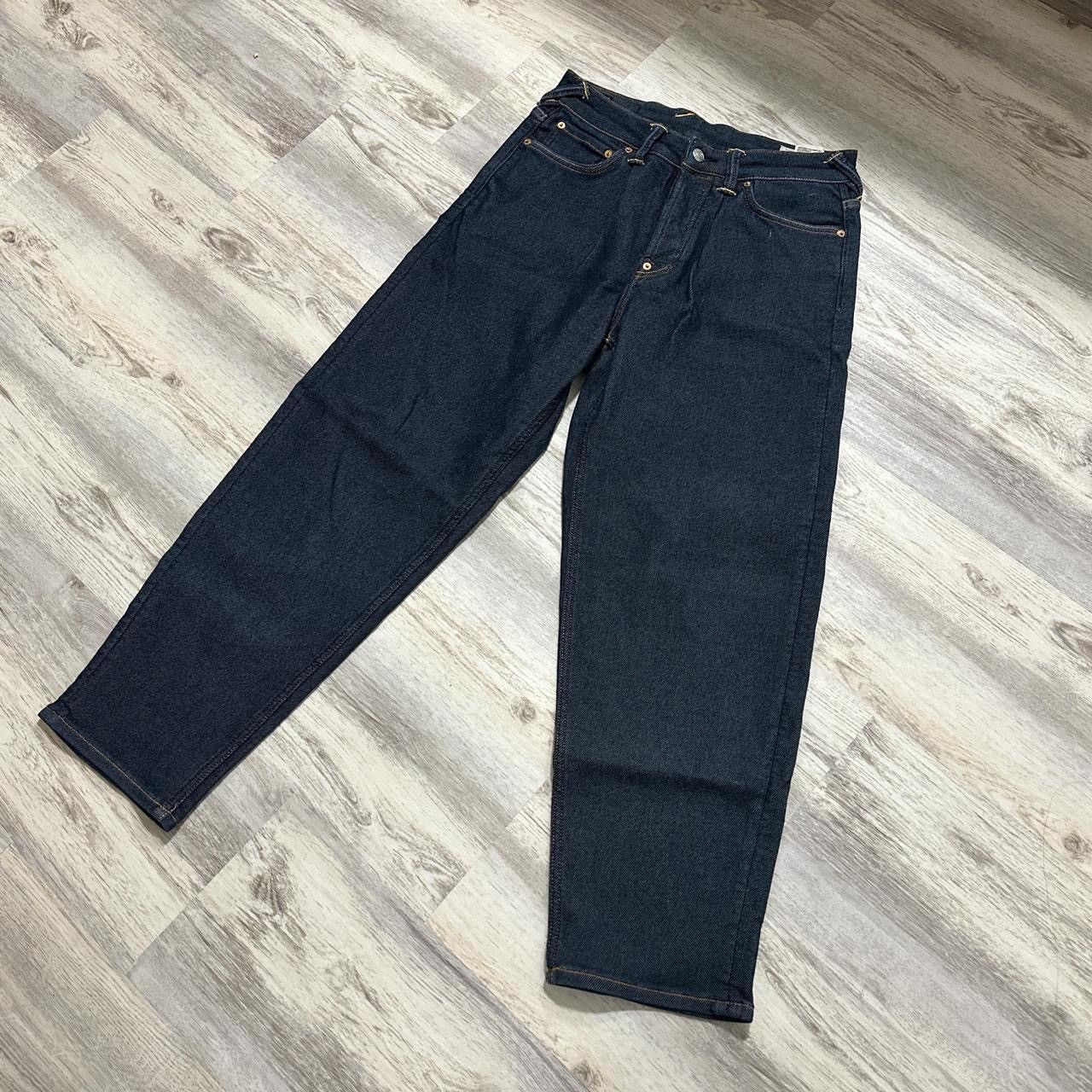 Evisu Evisu Hand-Painted Raw Selvedge Denim Jeans — Purple Seagull Size US 29 - 2 Thumbnail