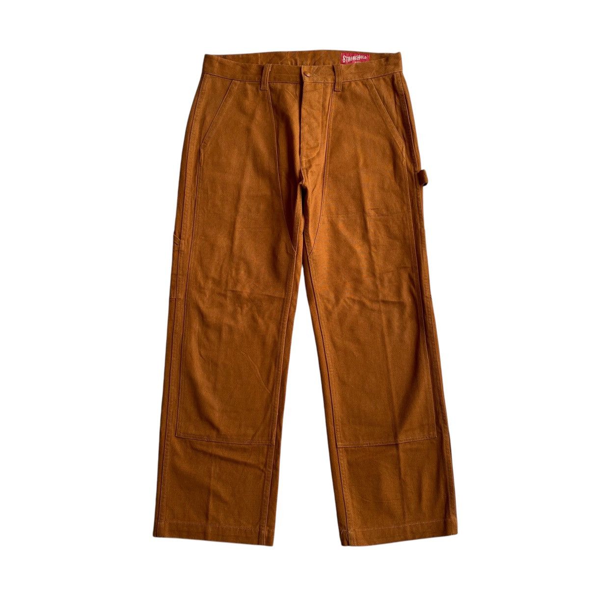 Japanese Brand × Mister Freedom × Stronghold Stronghold Overalls Double Knee Work Pants Size US 36 / EU 52 - 1 Thumbnail