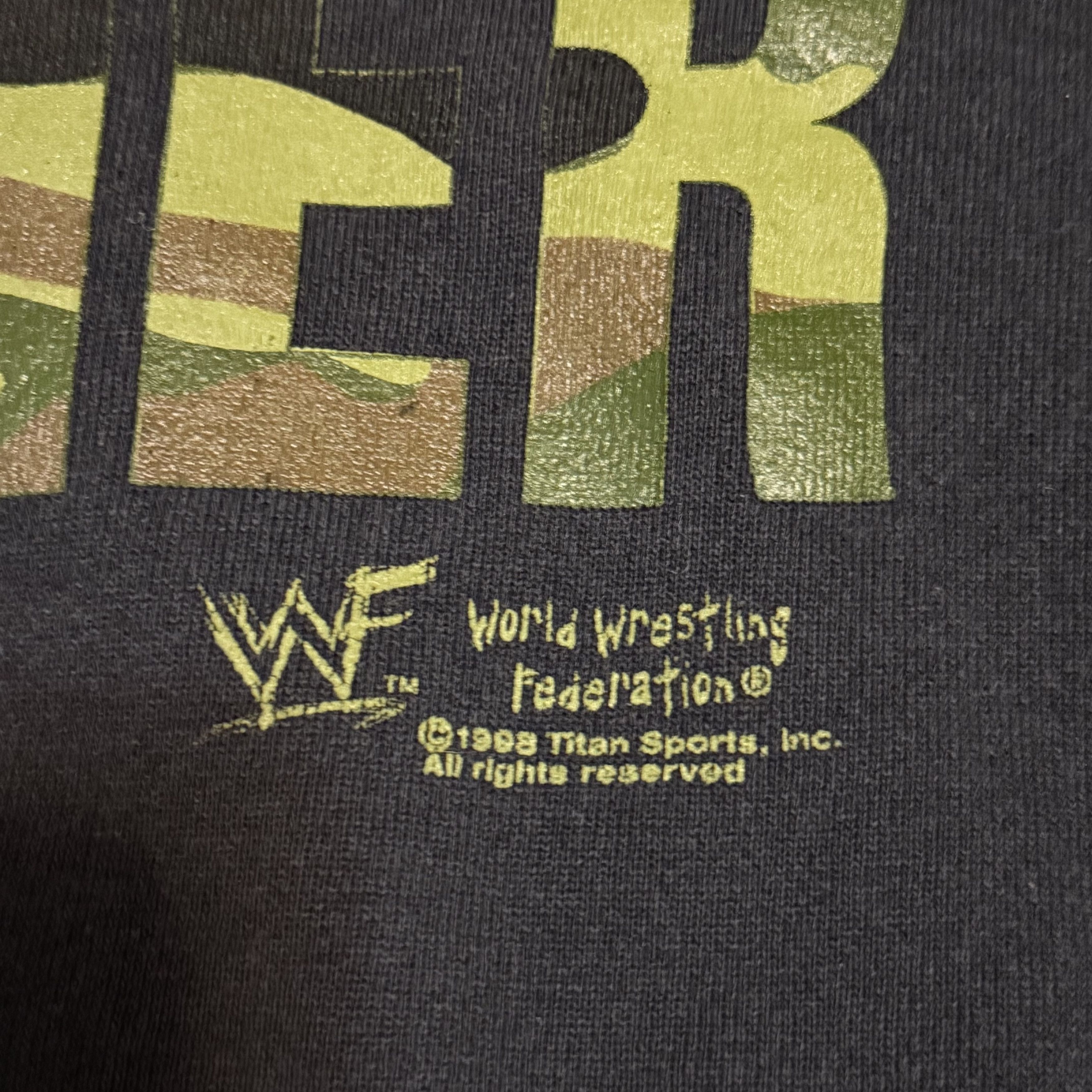 Vintage × WWE × WWF 1998 Stone Cold Stunner Rattlesnake Sweatshirt Large WWF Size US L / EU 52-54 / 3 - 6 Thumbnail