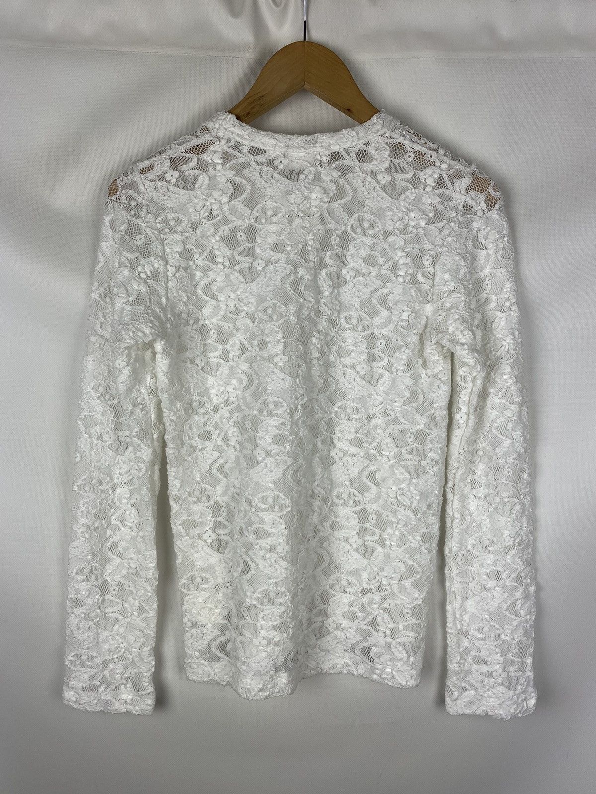 Comme des Garcons BNWT! Junya Watanabe Comme Des Garçons lace tunic blouse Size S / US 4 / IT 40 - 17 Thumbnail