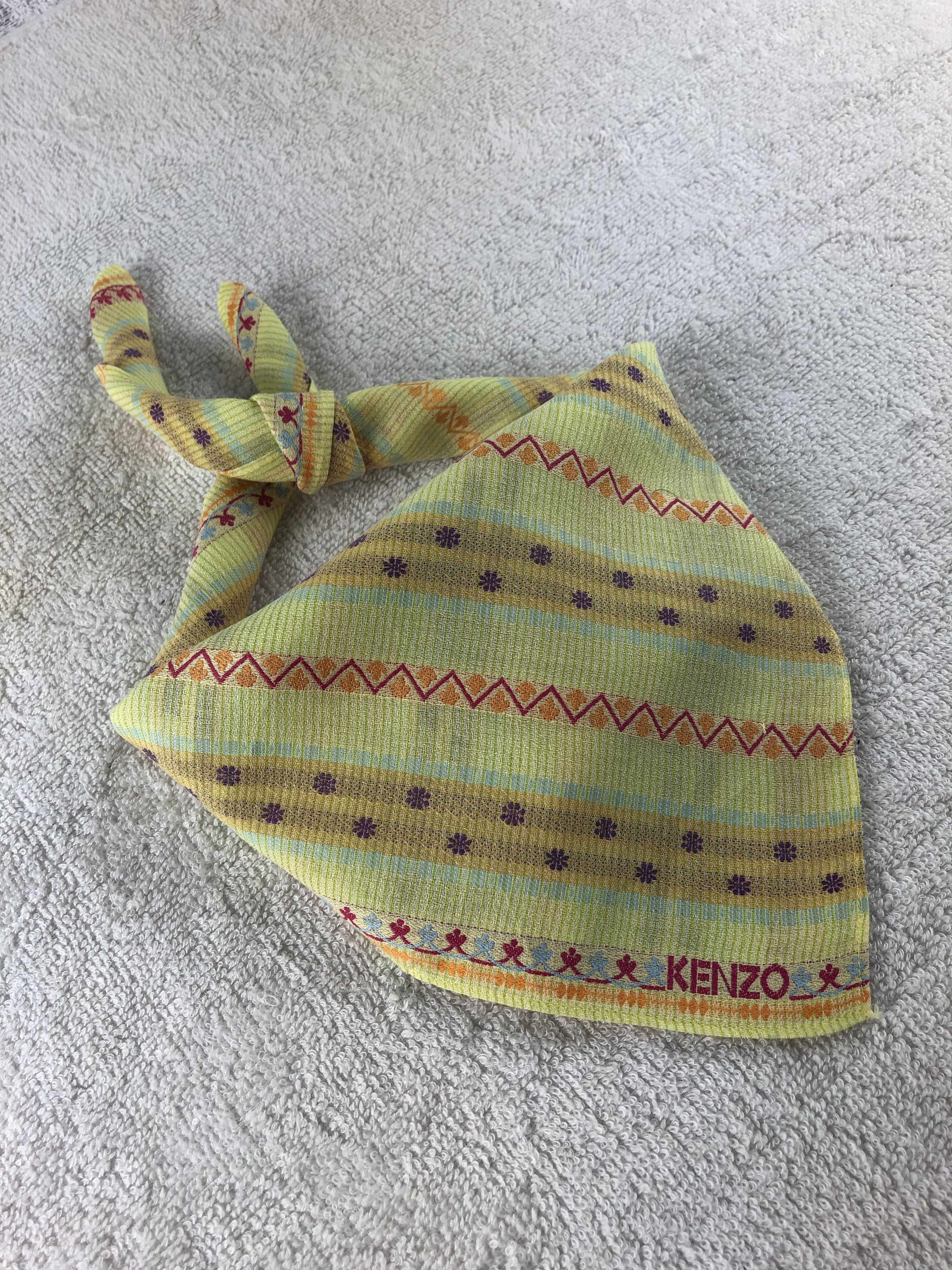Kenzo × Vintage Kenzo Handkerchief / Bandana / Neckerchief Size ONE SIZE - 2 Thumbnail