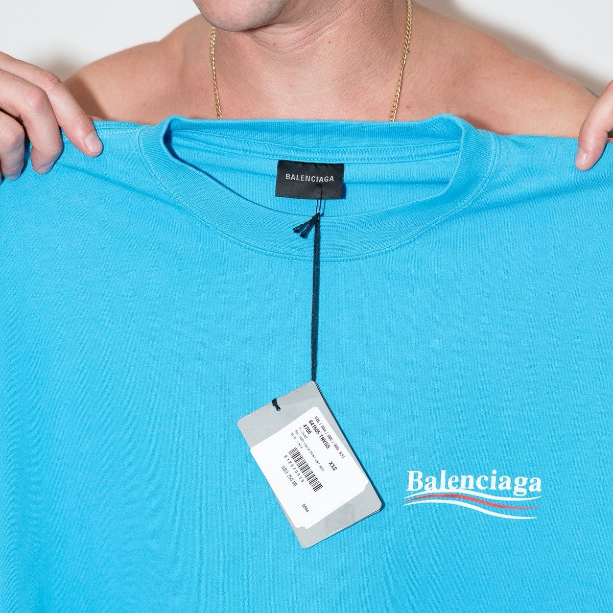 Balenciaga Balenciaga Political Campaign Logo T-Shirt Size US XXS / EU 40 - 6 Thumbnail