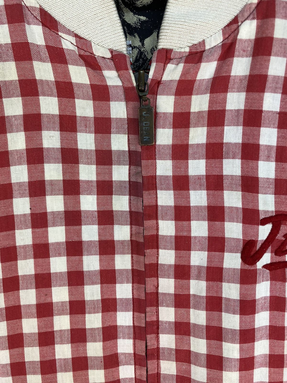 Vintage Vintage 1993 James Dean Gingham Bomber Jacket Size US M / EU 48-50 / 2 - 11 Thumbnail
