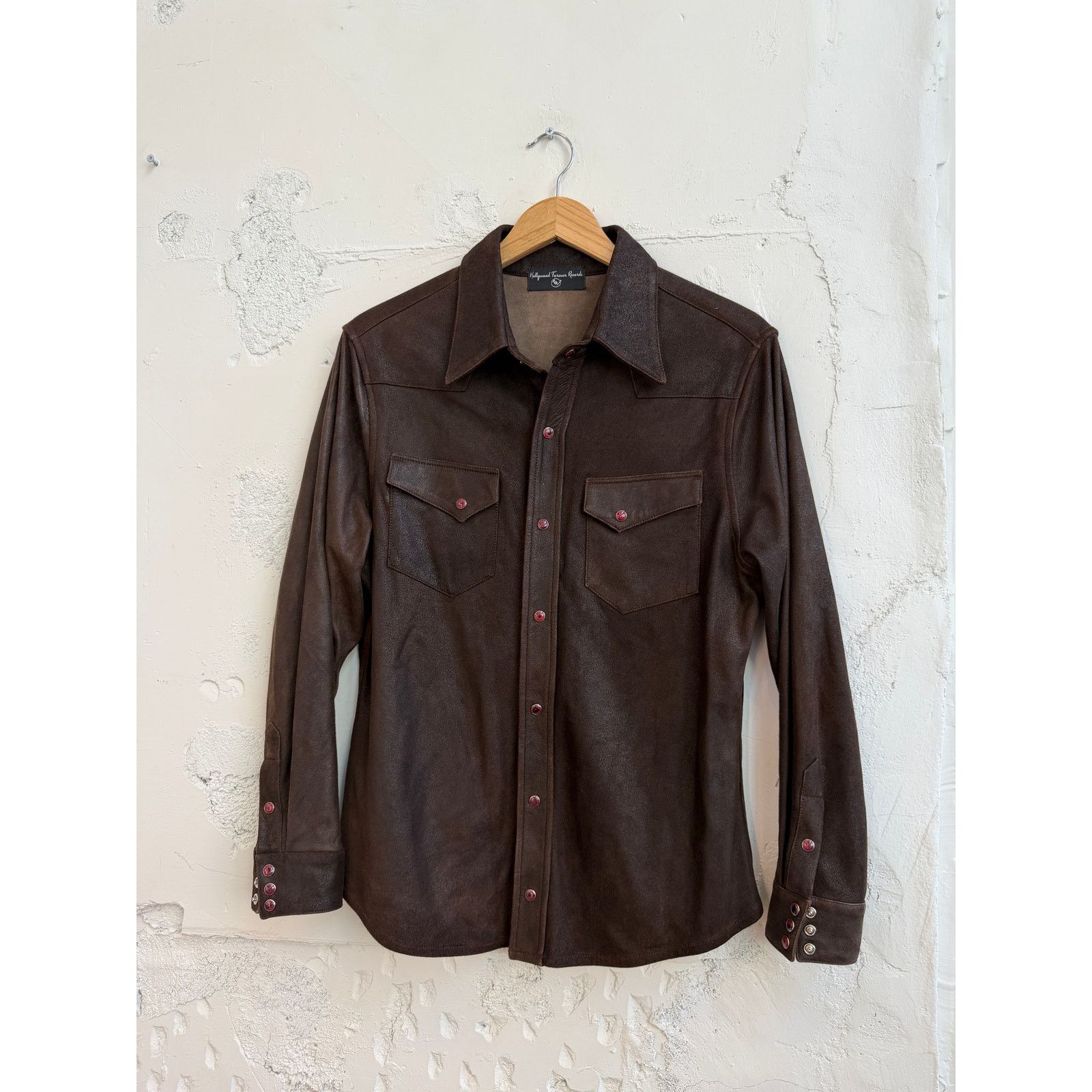 Leather Hollywood Forever Records Suede Western Shirt Size US S / EU 44-46 / 1 - 1 Thumbnail