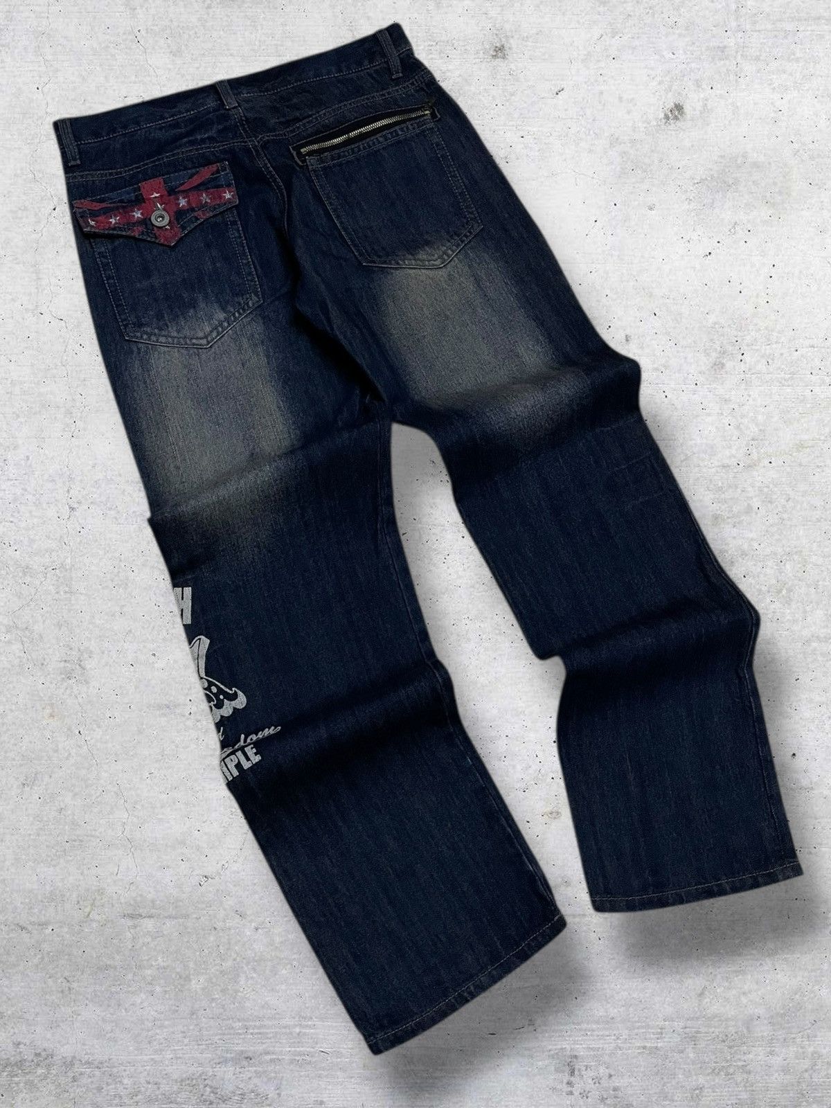 Hysteric Glamour VINTAGE BACK FORTH CRAFTED OG JAPAN DESIGNER ROCKNROLL DENIM Size US 31 - 10 Thumbnail