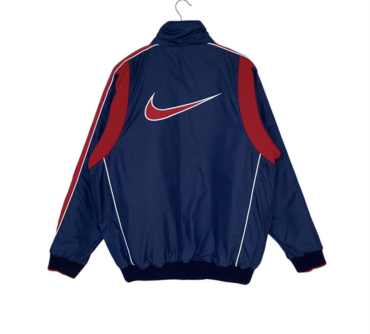 Vintage Vintage Brand Nike Big Logo Jacket 1990s Size US L / EU 52-54 / 3 - 1 Thumbnail
