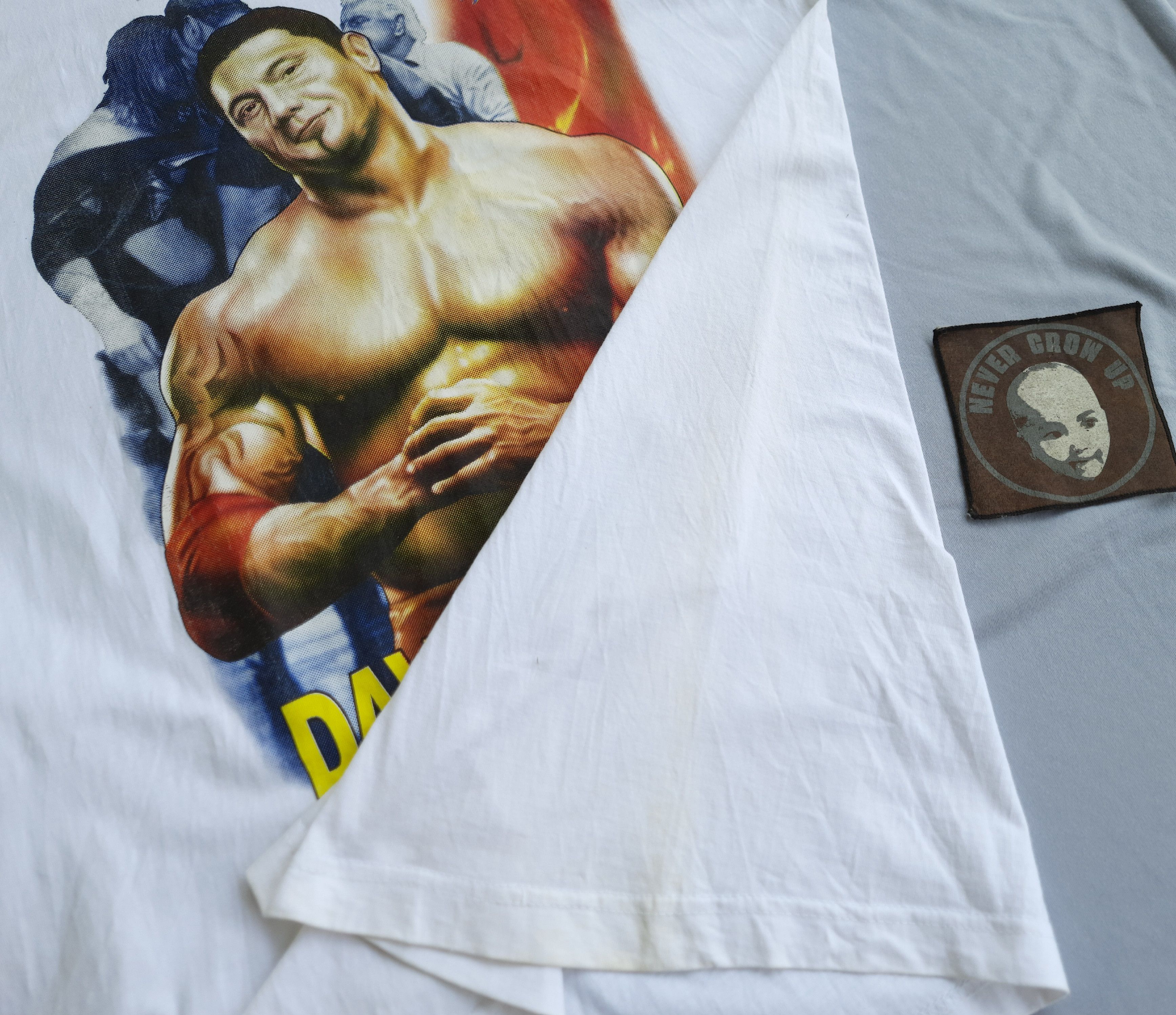 Vintage Vintage Dave Batista WWF Tshirt Size US L / EU 52-54 / 3 - 7 Thumbnail