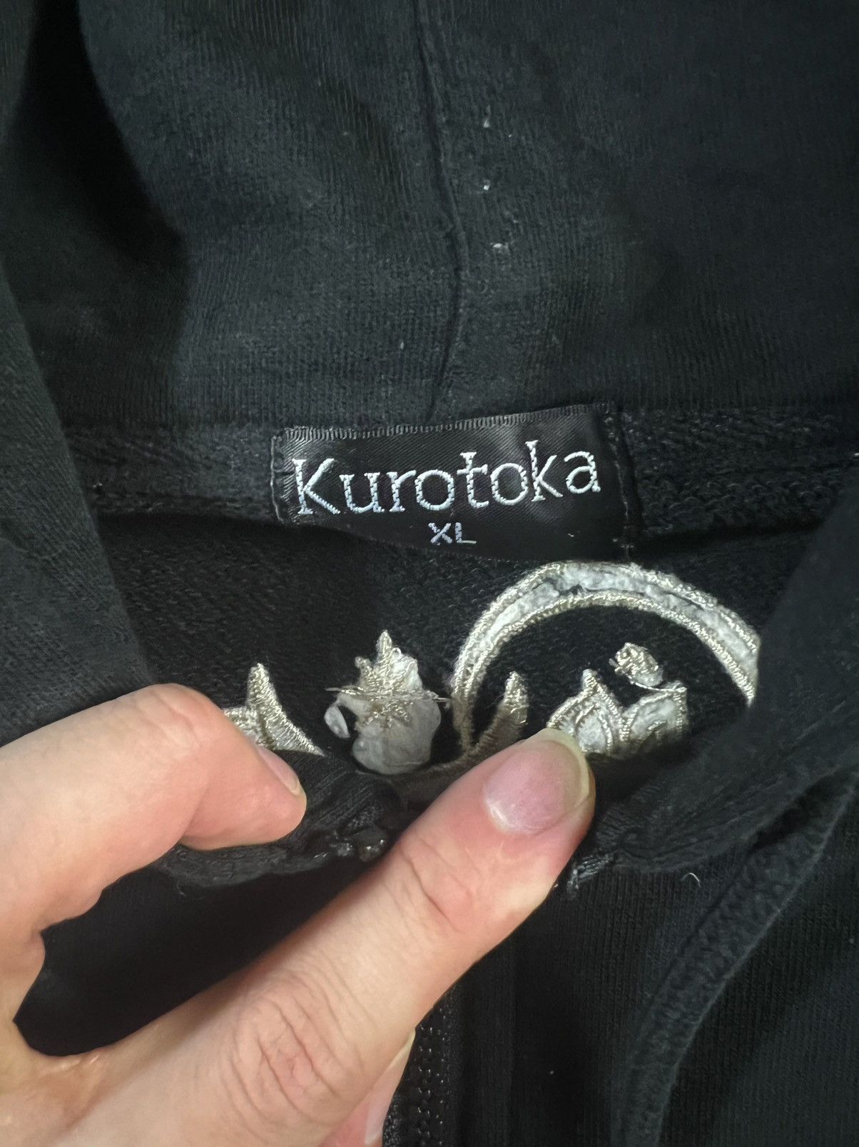 Japanese Brand Kurotoka haute couture japanese long hoodie embroided wagara Size M / US 6-8 / IT 42-44 - 3 Thumbnail