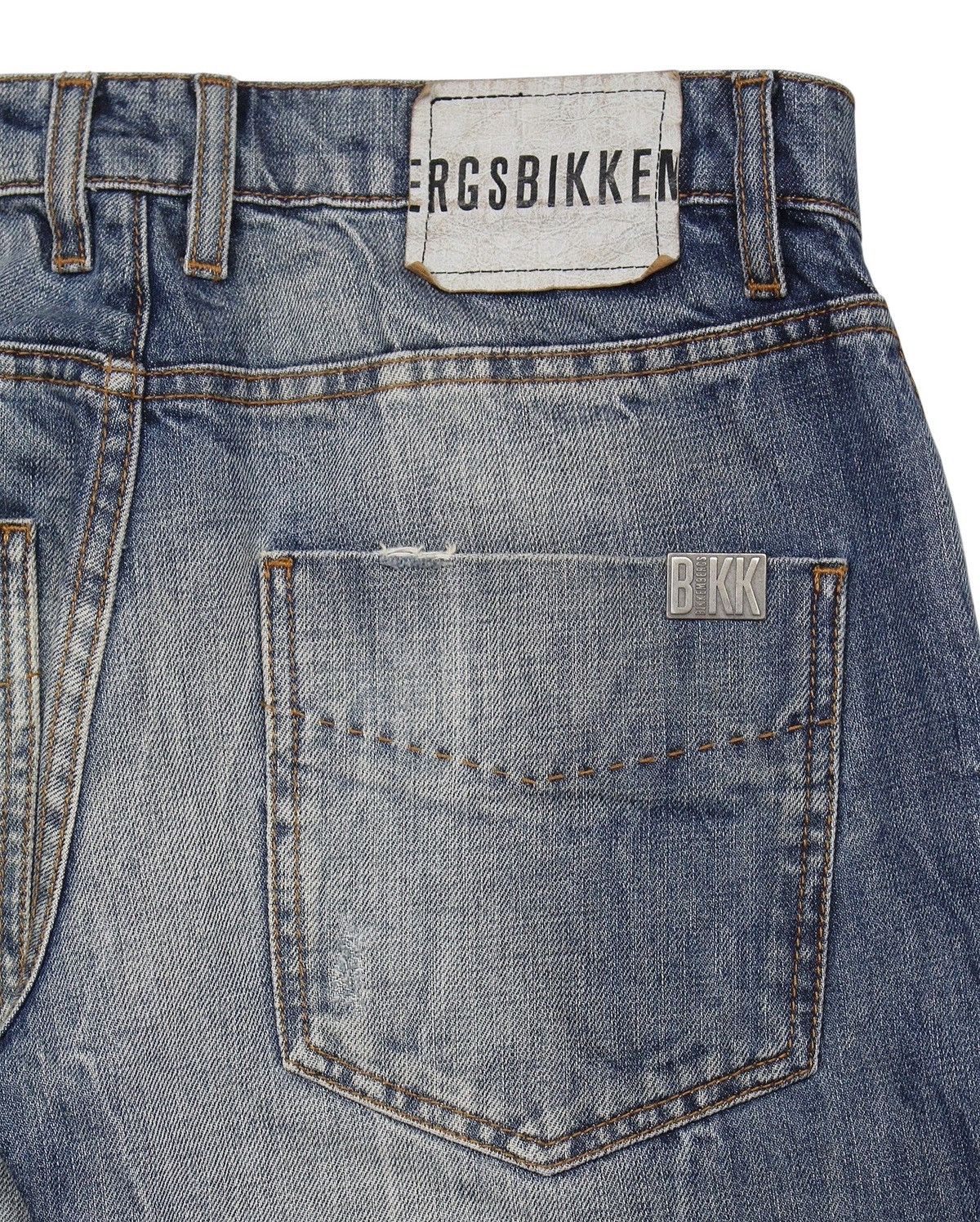 Dirk Bikkembergs SS2010 DIRK BIKKEMBERGS BLUE DISTRESSED DENIM JEANS Size US 31 - 6 Thumbnail