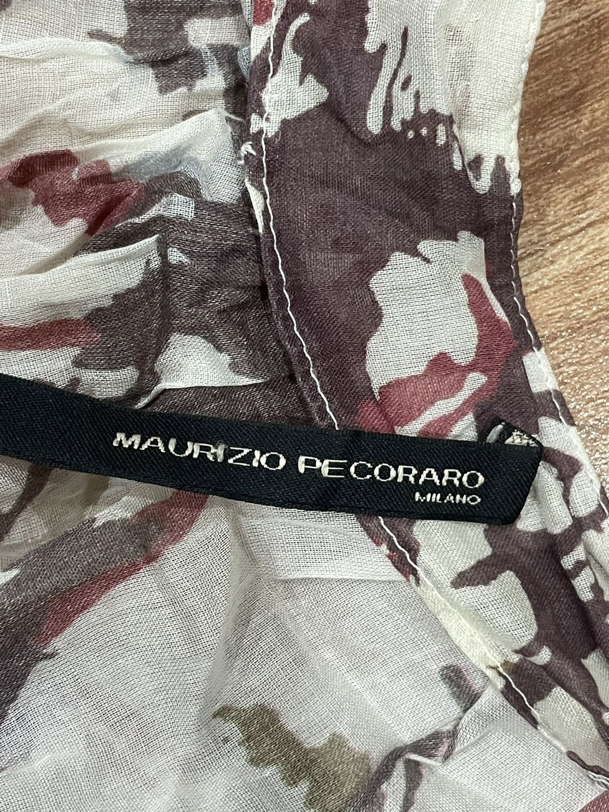 Designer Maurizio Pecoraro Paint Pattern Blouses Size S / US 4 / IT 40 - 3 Thumbnail