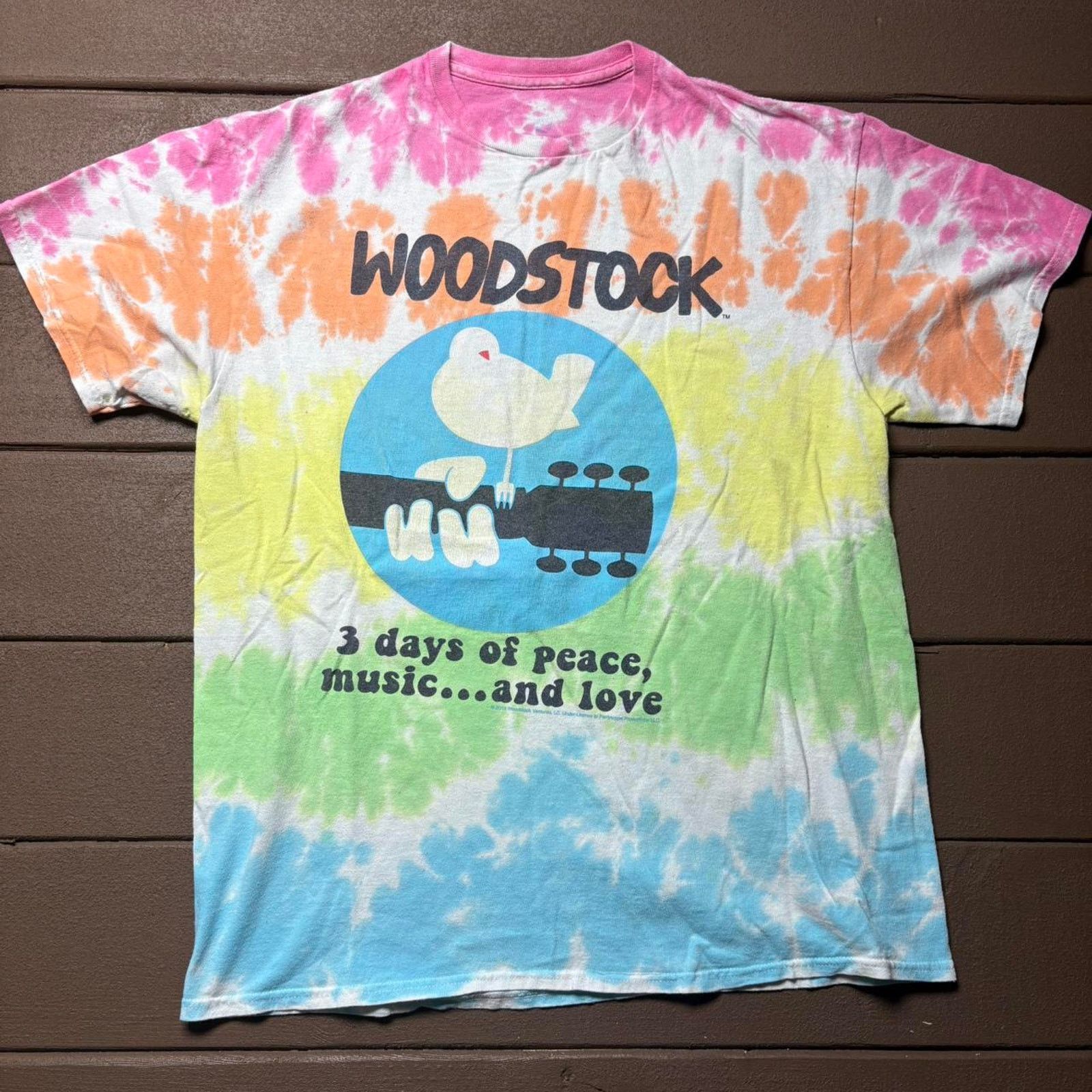 Liquid Blue Tie Dye Rainbow Liquid Blue Woodstock Shirt Size US L / EU 52-54 / 3 - 1 Thumbnail