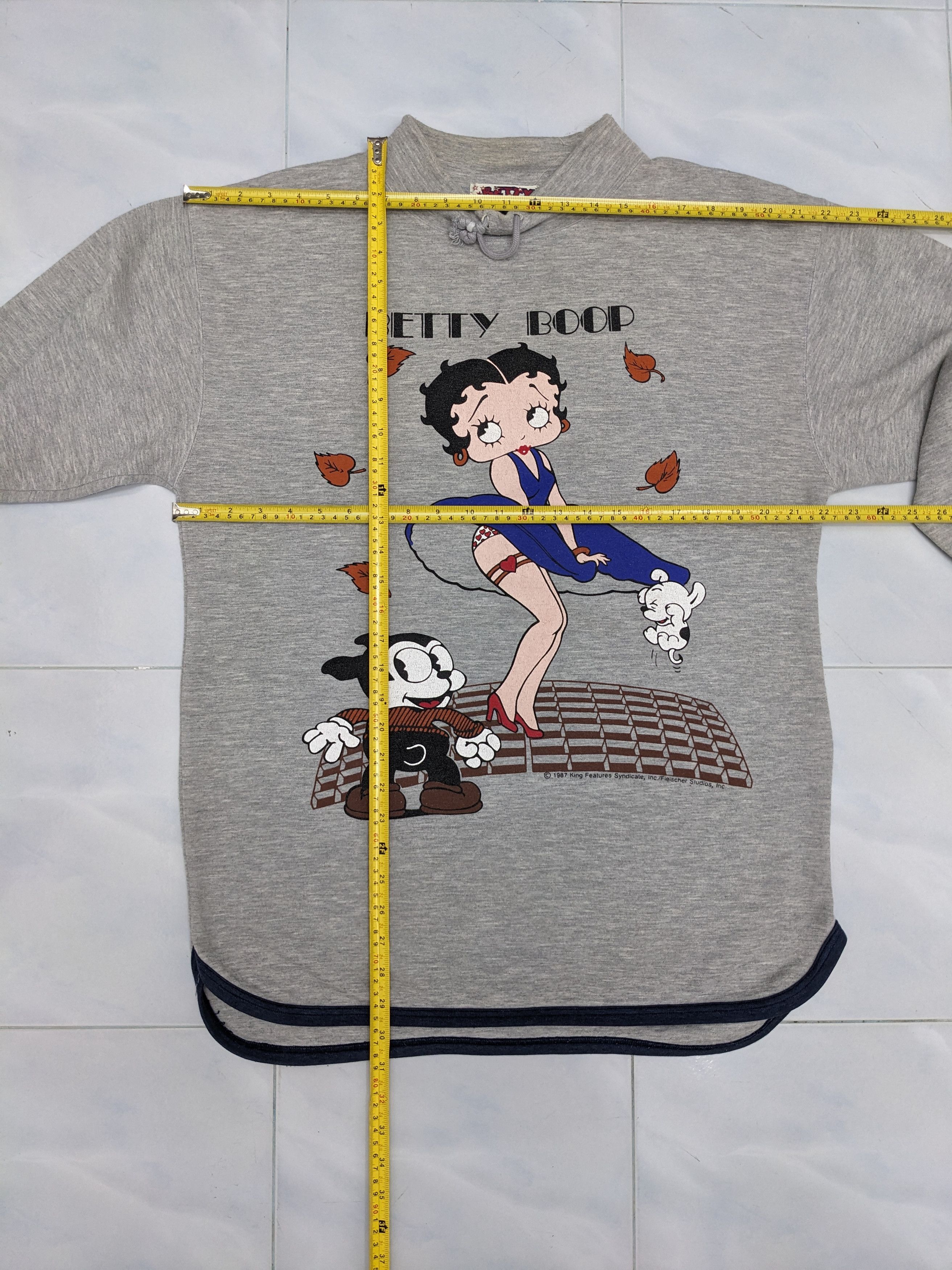 Cartoon Network Vintage 1987 Betty Boop Sweatshirt Bimbo Pudgy Graphic Size US M / EU 48-50 / 2 - 8 Thumbnail