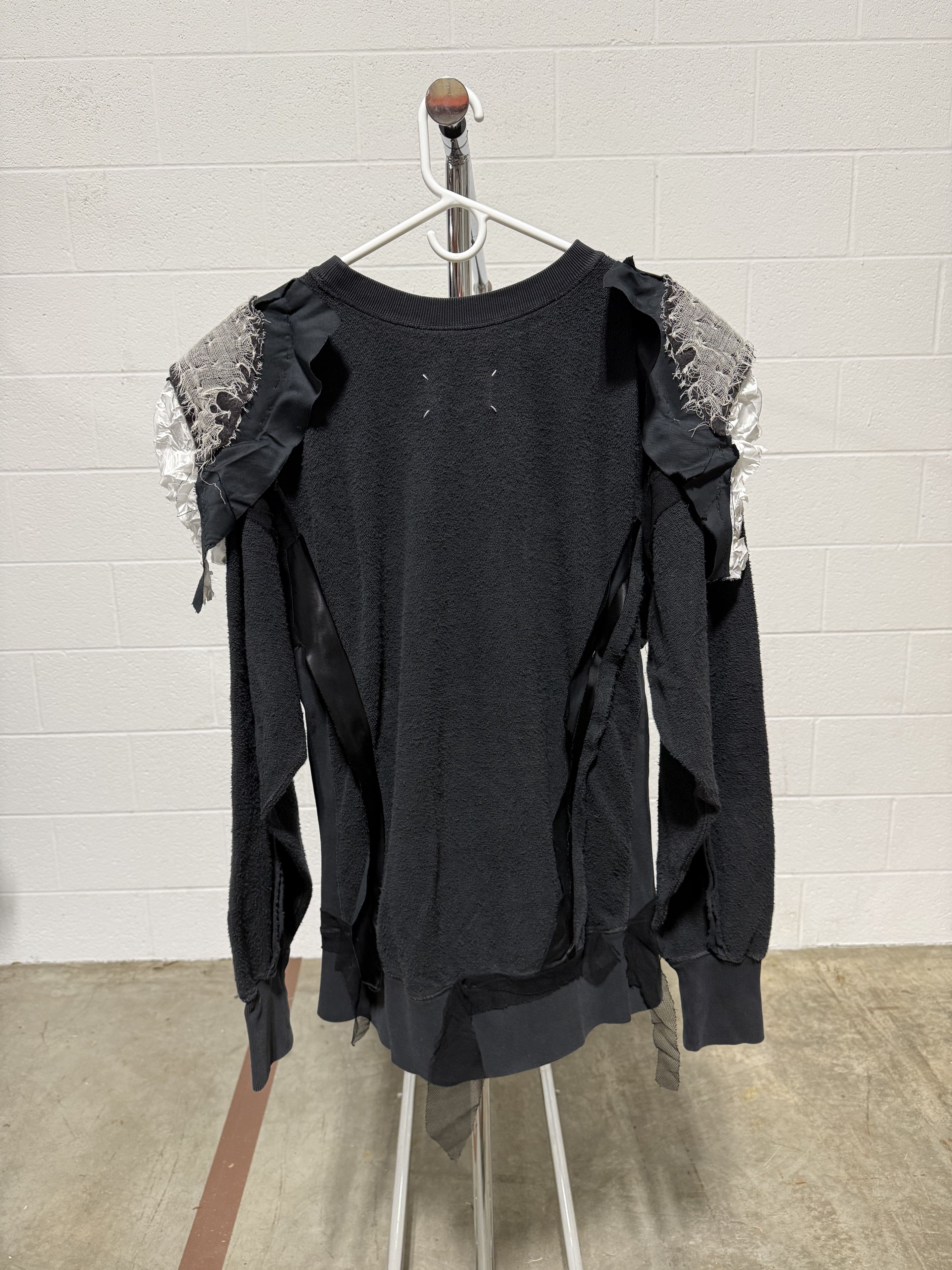 Maison Margiela Maison Margiela Distressed Paneled Top 'Charcoal' Size US M / EU 48-50 / 2 - 4 Thumbnail