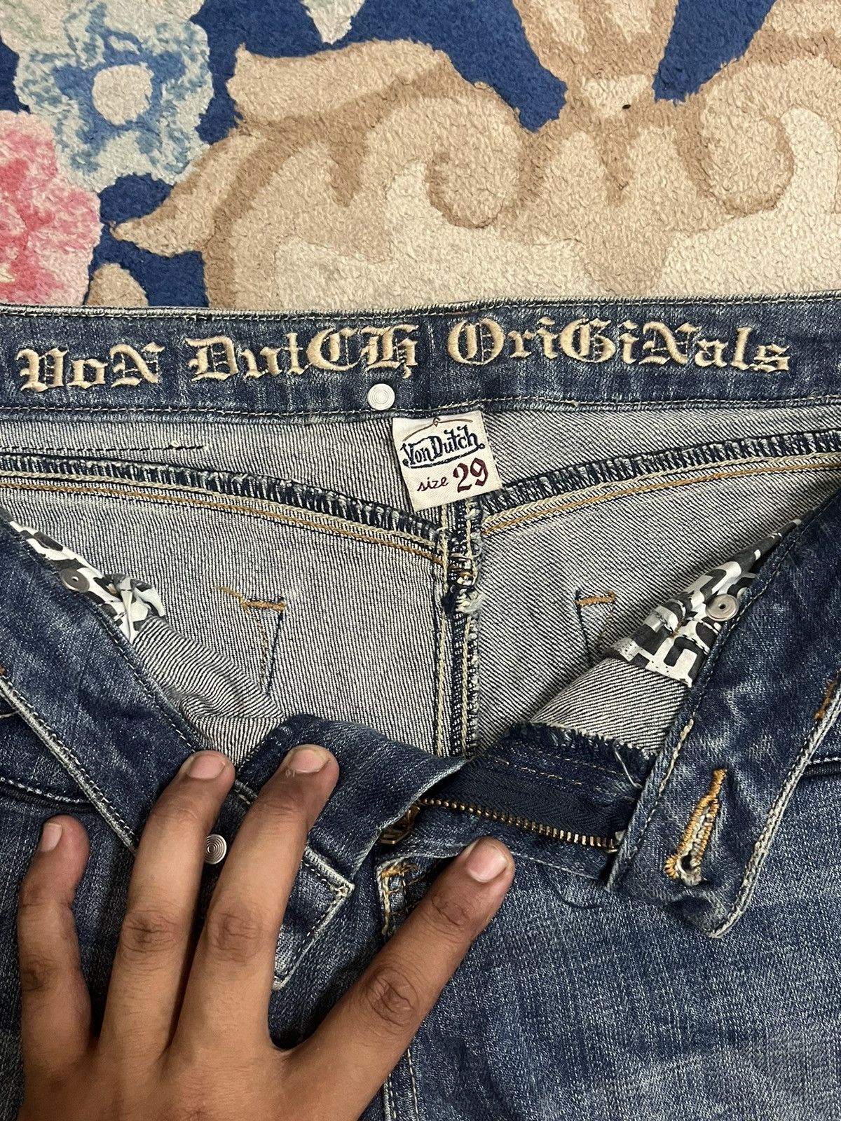 Vintage × Von Dutch Vintage Von Dutch Short Denim Size 32" / US 10 / IT 46 - 7 Thumbnail