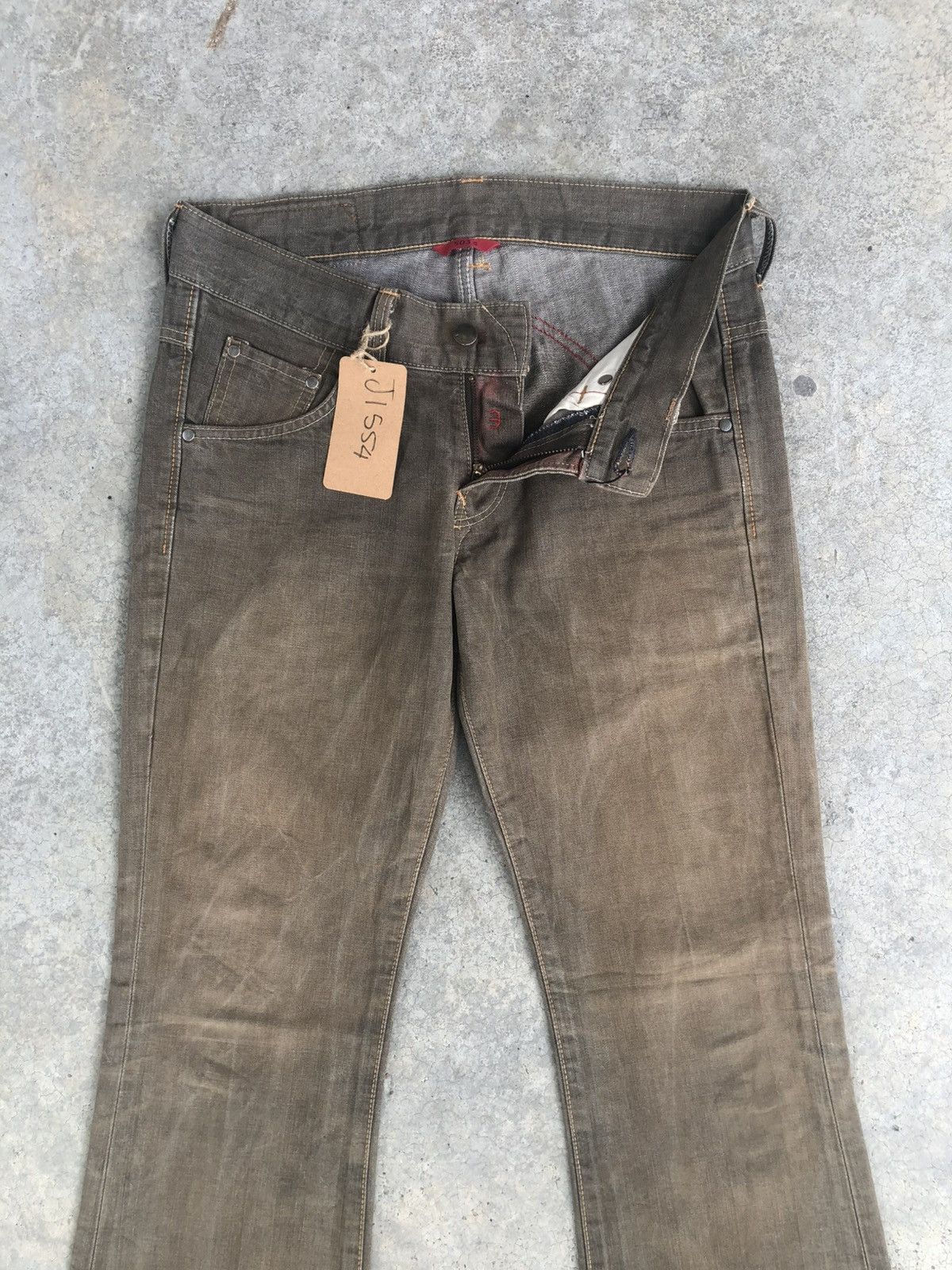 Who Decides War Edwin Flared Jeans Mudwash Distressed Jeans Size US 30 / EU 46 - 3 Thumbnail