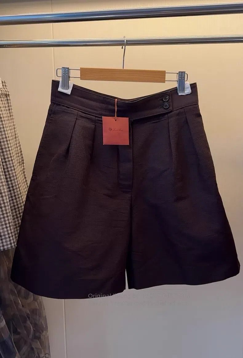 Loro Piana Loro Piana Silk Shorts Size 26" / US 2 / IT 38 - 3 Thumbnail