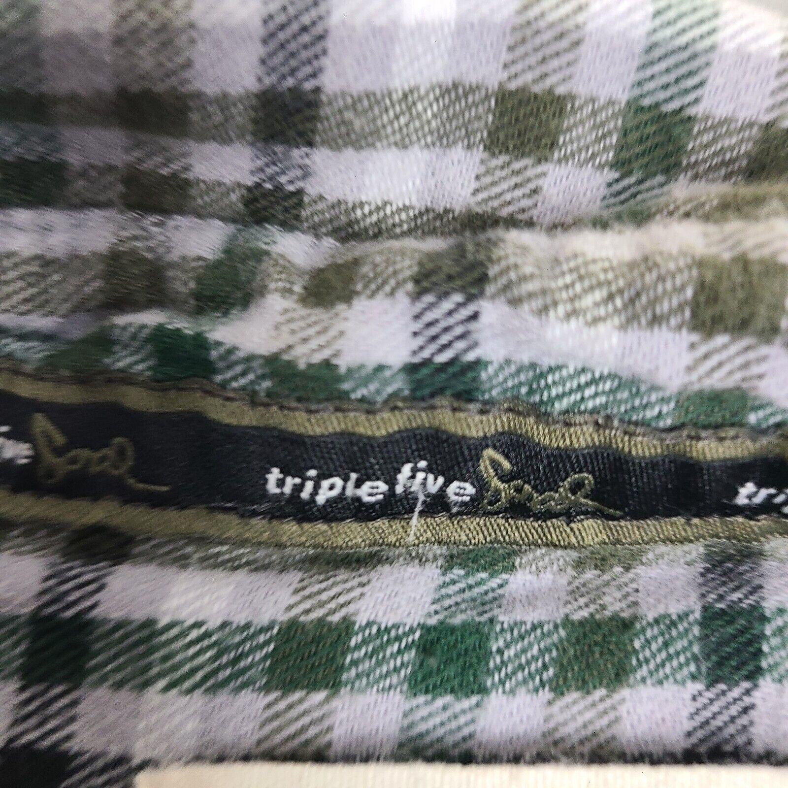 Vintage Triple Five Soul Plaid Long Sleeve Button Up Size Medium Size US M / EU 48-50 / 2 - 5 Thumbnail