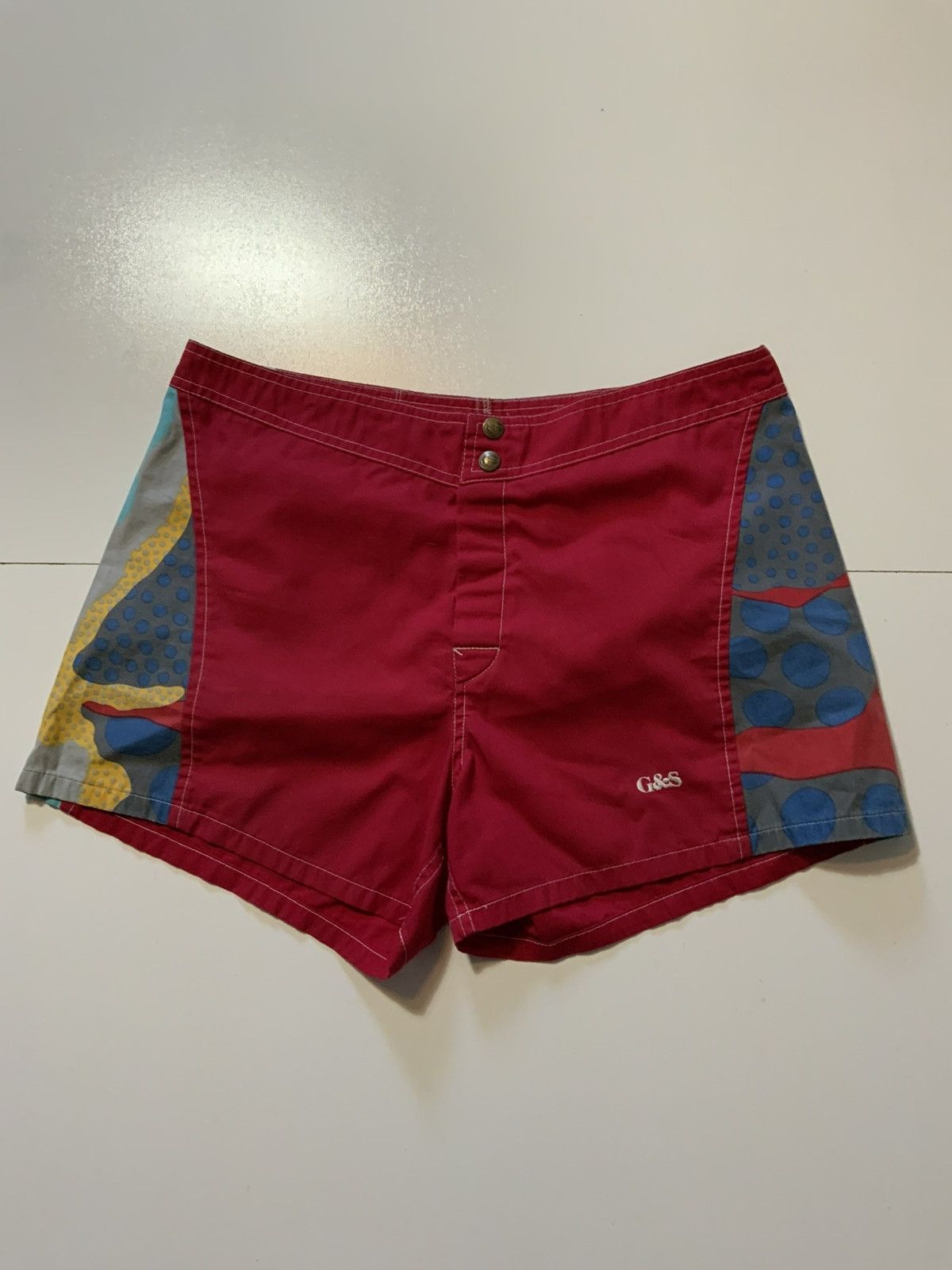 Vintage Vintage 70s 80s G&S Gordon & Smith Surfboards Board Shorts Size US 33 - 1 Thumbnail