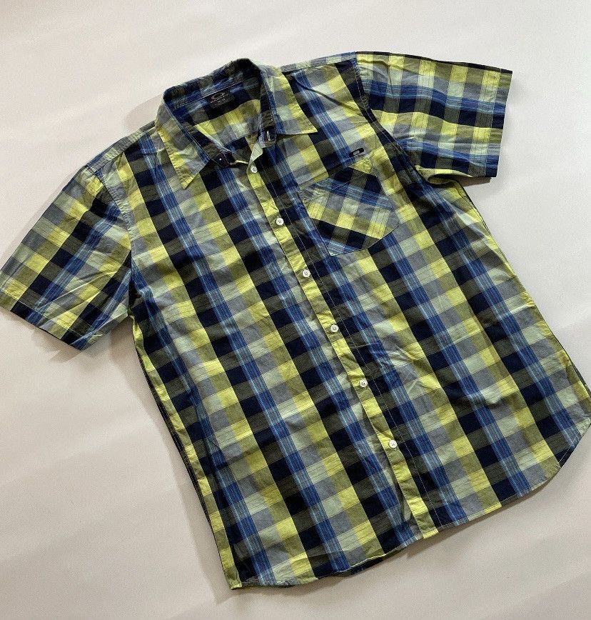 Oakley Oakley vintage button up plaid t-shirt tee Size US M / EU 48-50 / 2 - 2 Thumbnail