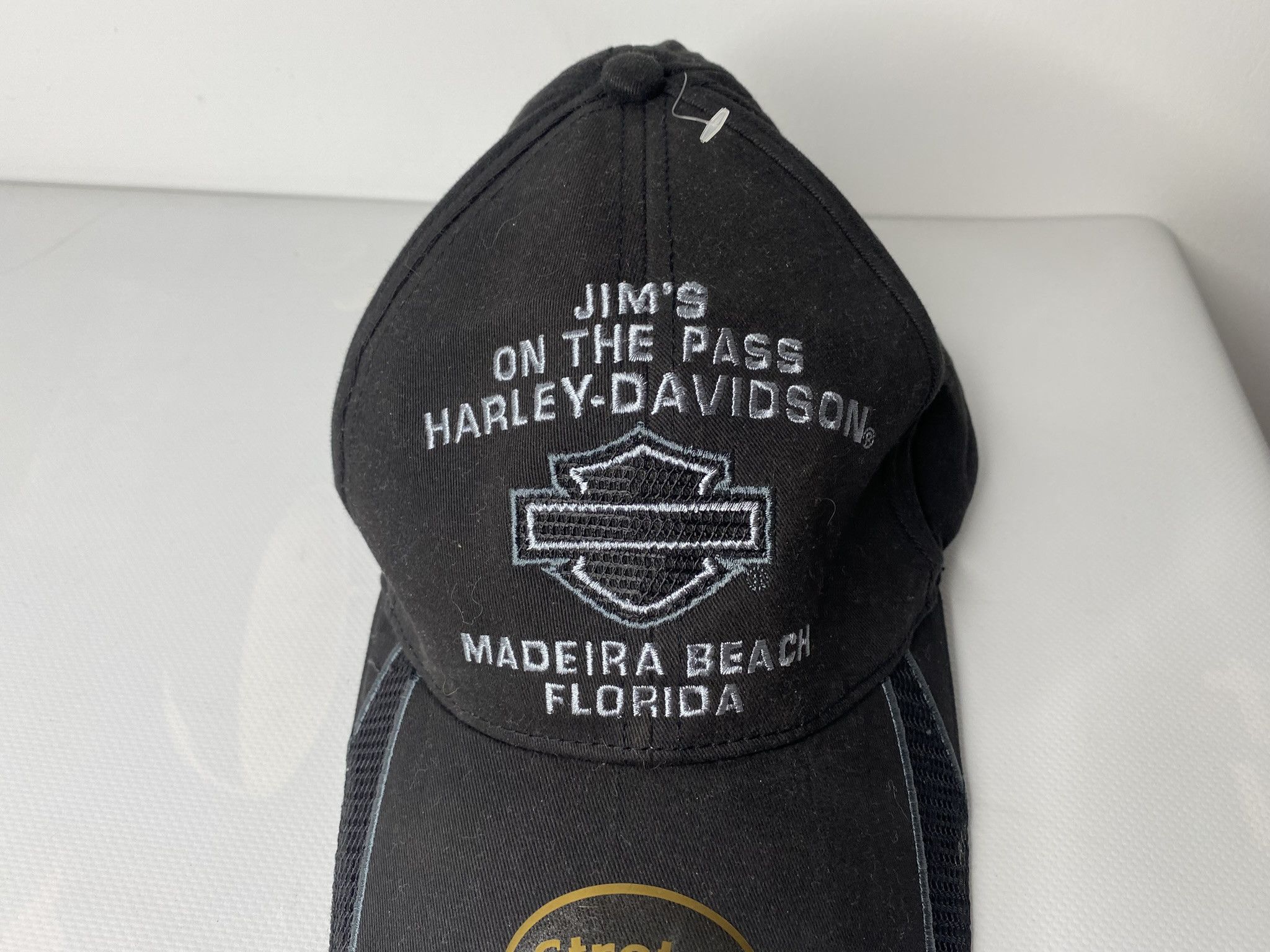 Harley Davidson HARLEY DAVIDSON JIMS ON THE PASS HAT CAP MADEIRA BEACH Size ONE SIZE - 3 Thumbnail