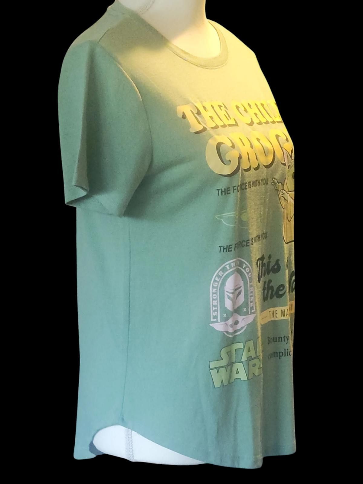 Star Wars The Child Grogu The Mandalorian Graphic T-Shirt Size L / US 10 / IT 46 - 2 Thumbnail
