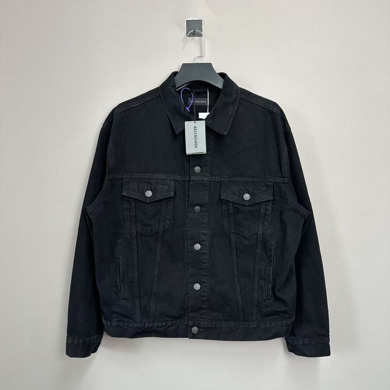 Balenciaga new balenciaga rhinestone denim jacket Size XS / US 0-2 / IT 36-38 - 1 Thumbnail
