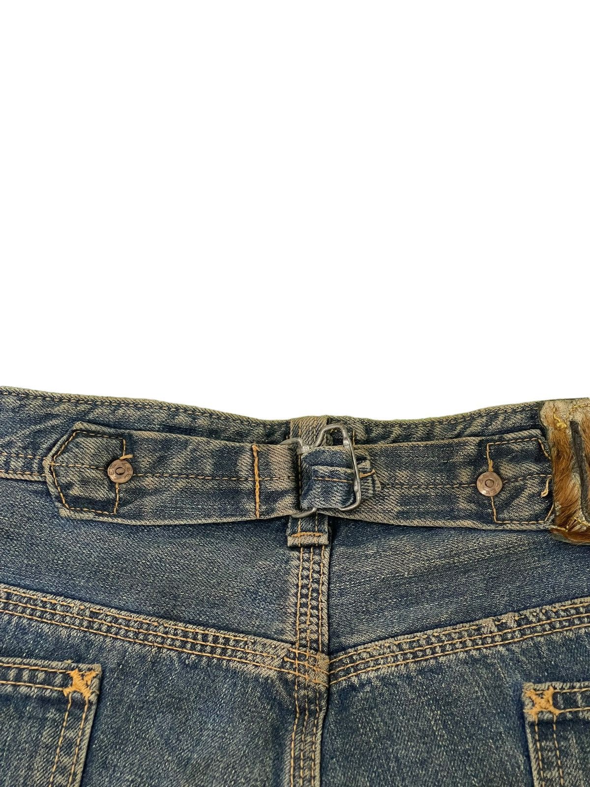Lee 1930s 1101 Lee Cowboy Vintage Buckle Back Selvedge 8🟦7 Size US 30 / EU 46 - 11 Thumbnail