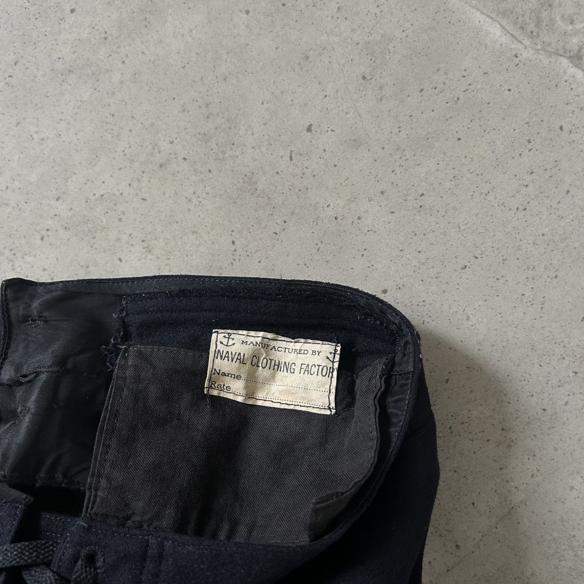 Vintage Rare 1940’s WW2 Tagged Navy Sailor Pants Size US 30 / EU 46 - 6 Thumbnail