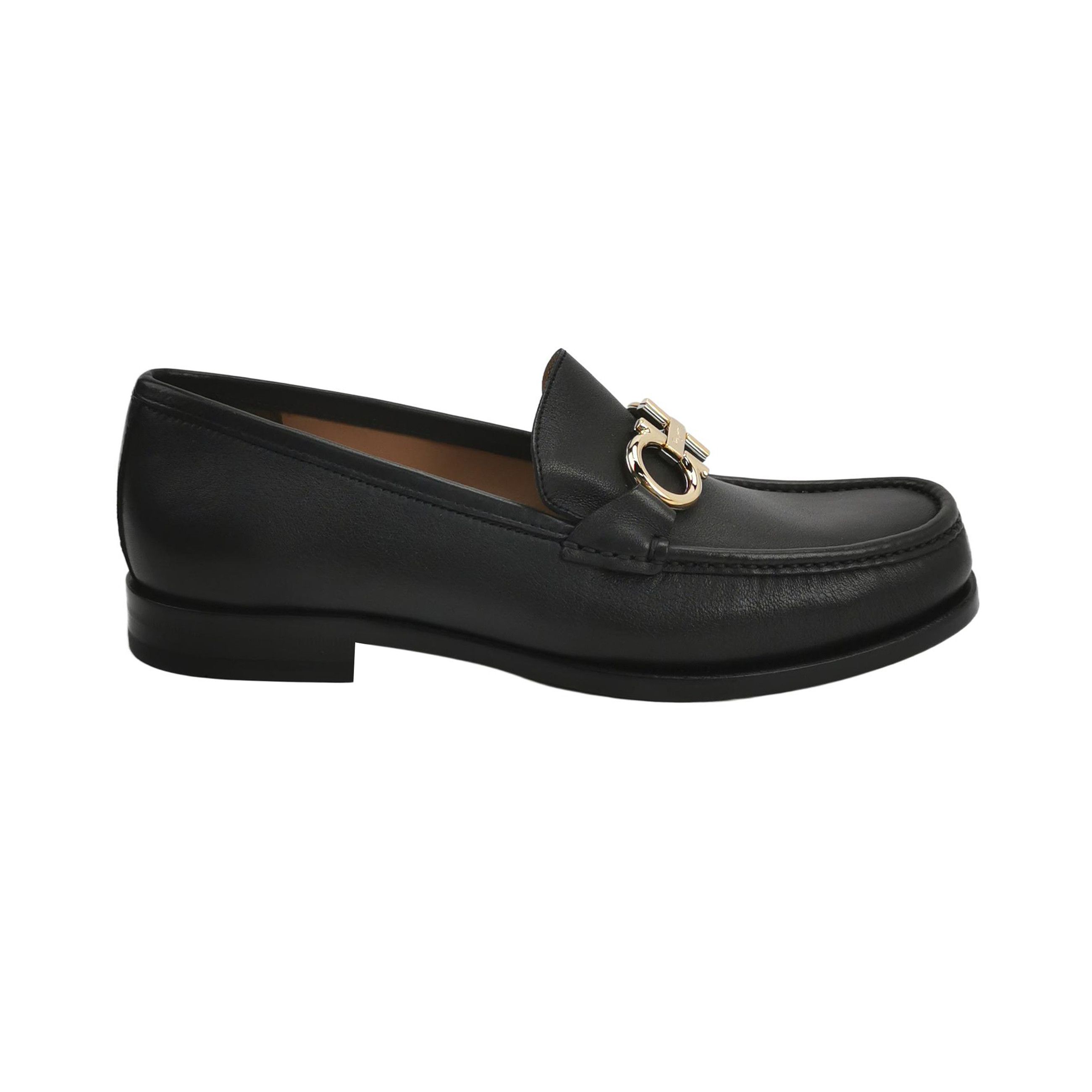 Salvatore Ferragamo Salvatore Ferragamo Gancini Leather Loafers US 9 Size US 9 / EU 42 - 1 Thumbnail
