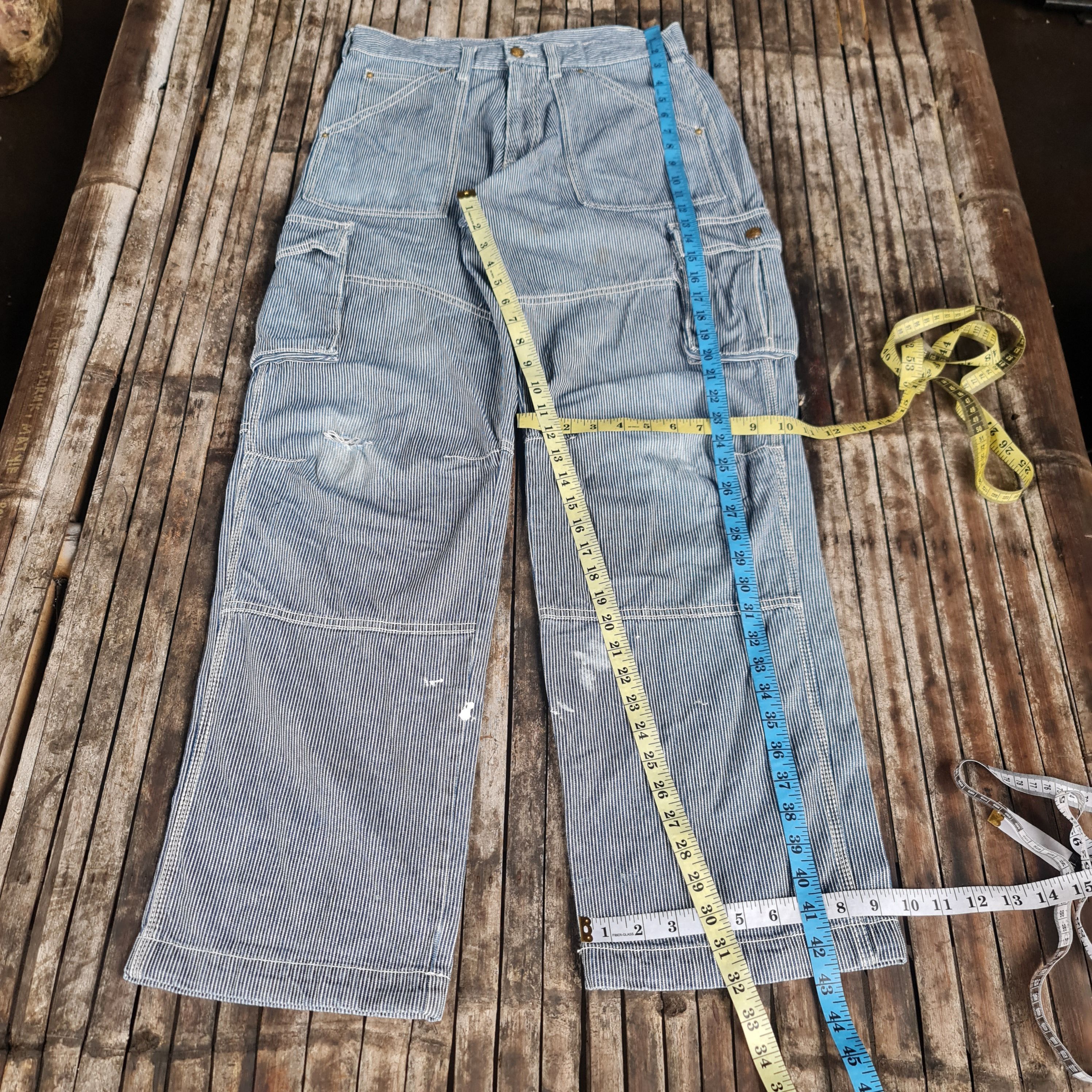 Vintage Vintage Hickory Dogman Baggy Pant j0002 Size US 32 / EU 48 - 10 Thumbnail