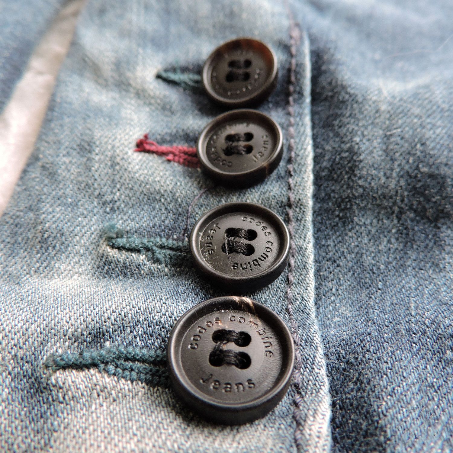 Codes Combine CODES COMBINE JEANS INDIGO WASHED DENIM JACKET Size US M / EU 48-50 / 2 - 13 Thumbnail