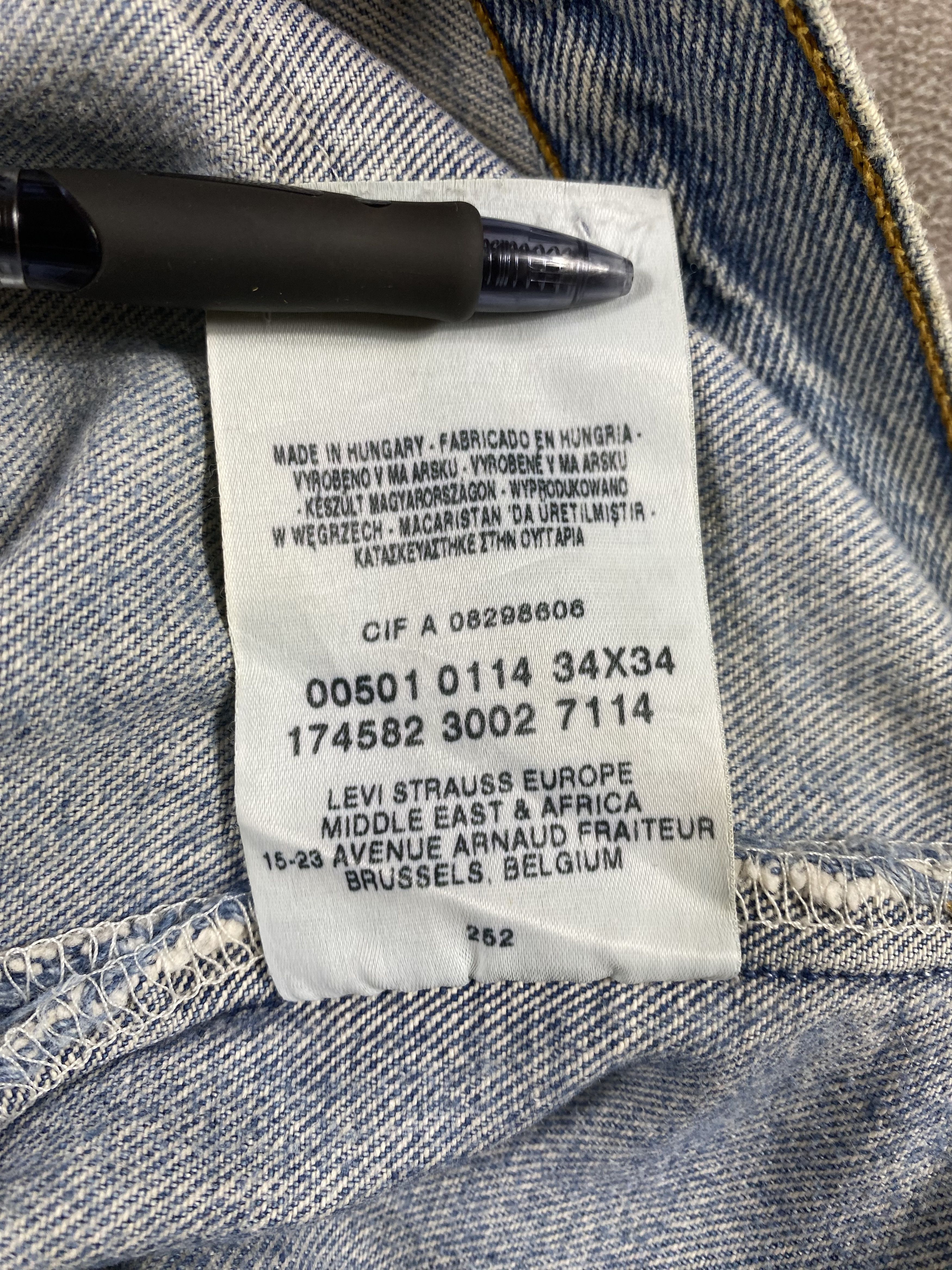 Levi's Blue Vintage Levi's 501 Jeans 32x29.5 Denim-JN3961 Size US 32 / EU 48 - 10 Thumbnail