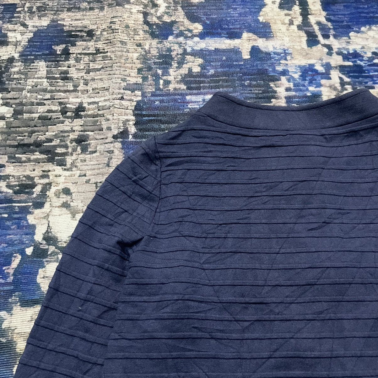 Issey Miyake Vintage 1990s Yuki Torii Avant Garde cropped Jacket NavyBlue Size US XS / EU 42 / 0 - 13 Thumbnail