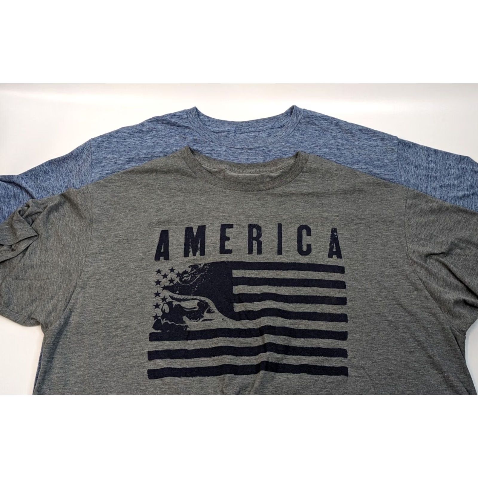 Metal Mulisha Metal Mulisha Shirt USA Skull Flag Crewneck Tee 2XL Blue Men Shirt Short Sleeve Vintage No Size US XXL / EU 58 / 5 - 2 Thumbnail