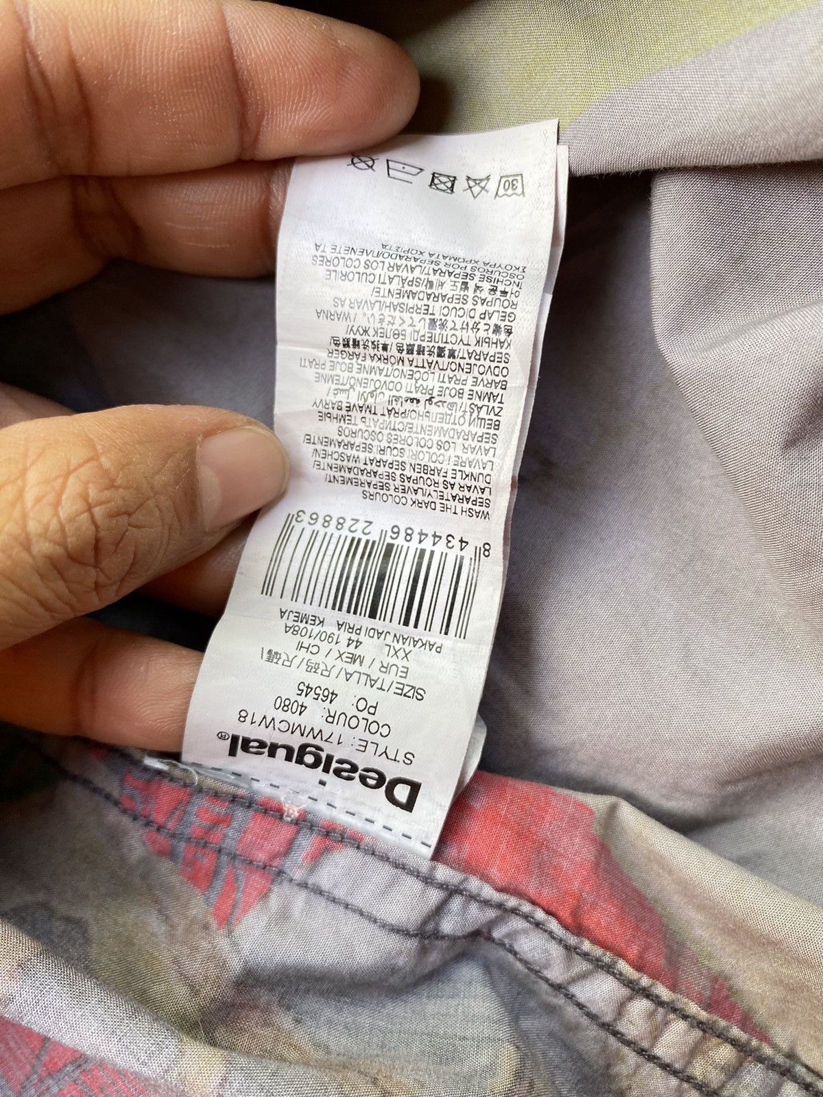 Desigual Desigual man GLOBO printed shirt Size US XXL / EU 58 / 5 - 11 Thumbnail