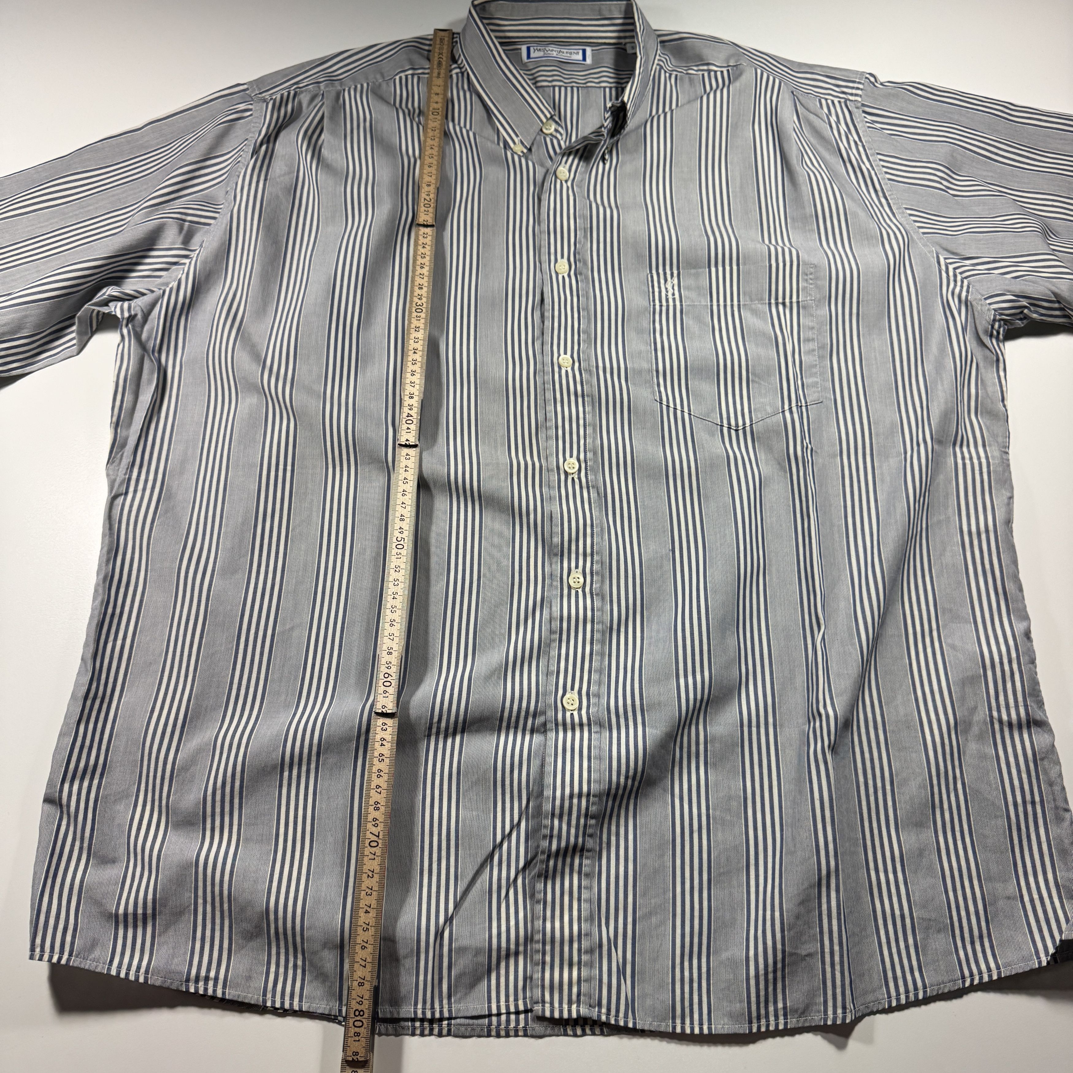 Yves Saint Laurent Yves Saint Laurent Short Sleeve Shirt Size US L / EU 52-54 / 3 - 5 Thumbnail