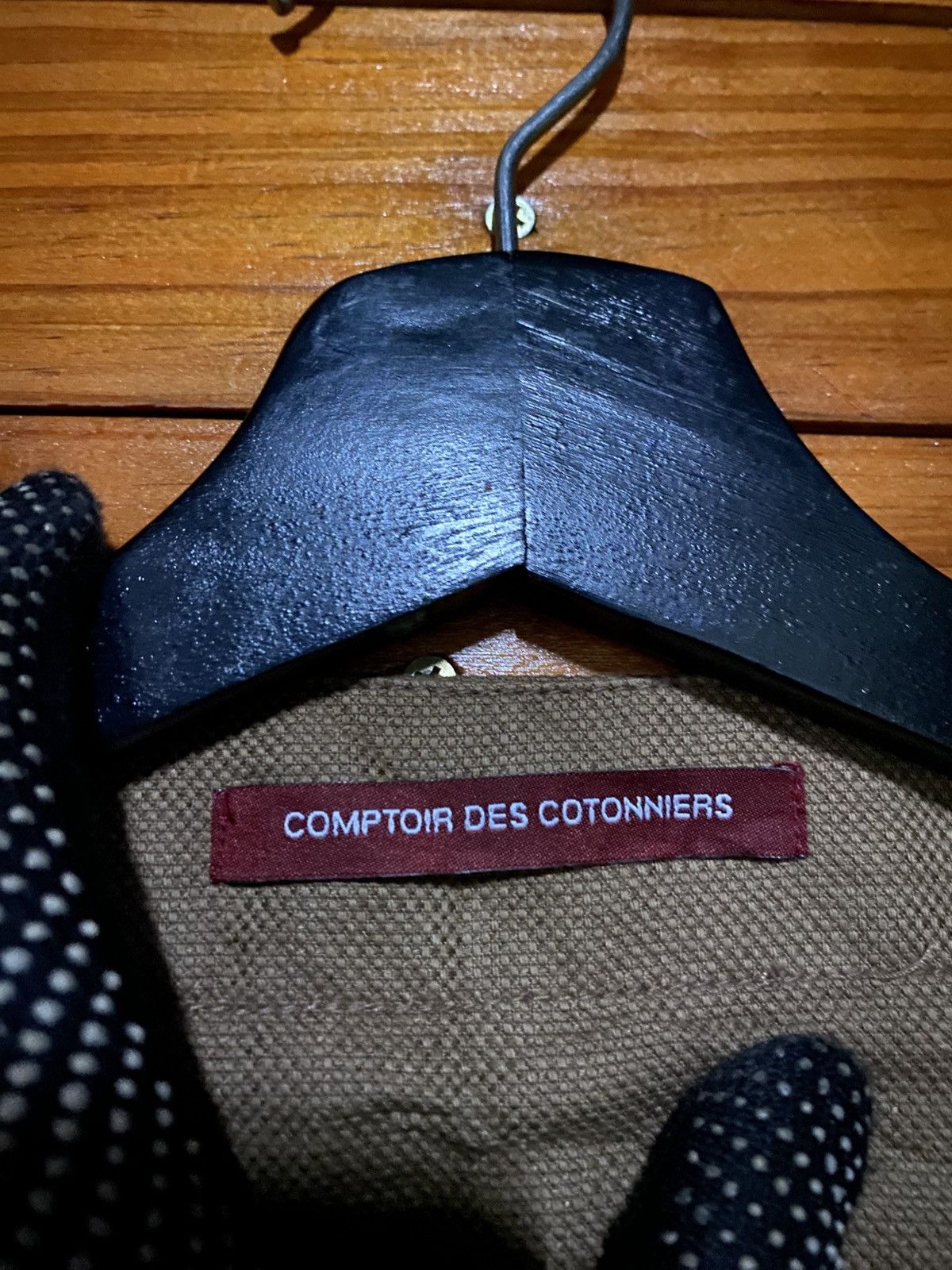 Vintage Comptoir des Cotonniers Khaki Cotton Linen French Workwear Size M / US 6-8 / IT 42-44 - 6 Thumbnail