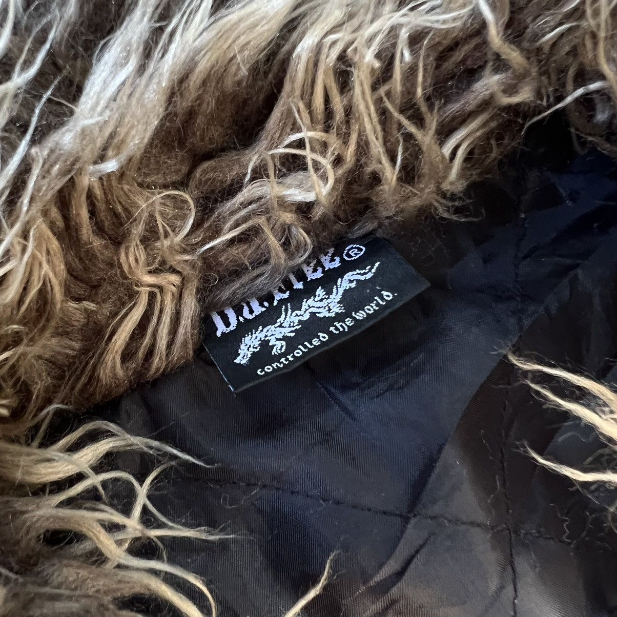 If Six Was Nine 2000s DJ Free If Six Was Nine Style Fur Dragon Zip up Jacket Size US L / EU 52-54 / 3 - 9 Thumbnail