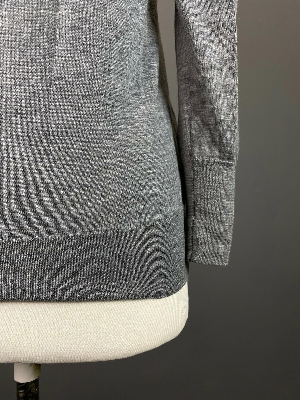 Filippa K Ladies Filippa K Gray Wool V-Neck Sweater Size S Size S / US 4 / IT 40 - 6 Thumbnail