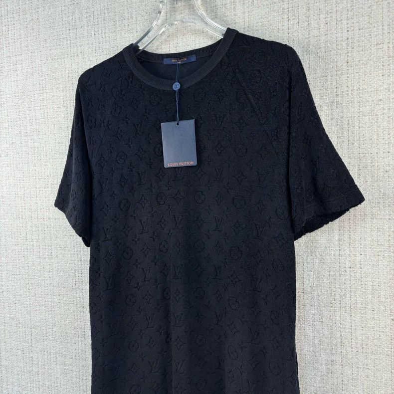 Louis Vuitton Louis Vuitton Presbyopia full print round neck towel short Size US XL / EU 56 / 4 - 2 Thumbnail