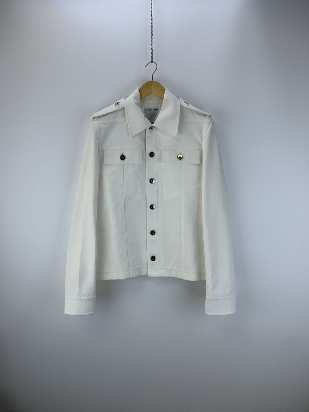 Bottega Veneta Bottega Veneta Canvas Double Pocket Jacket US M Size US M / EU 48-50 / 2 - 1 Thumbnail