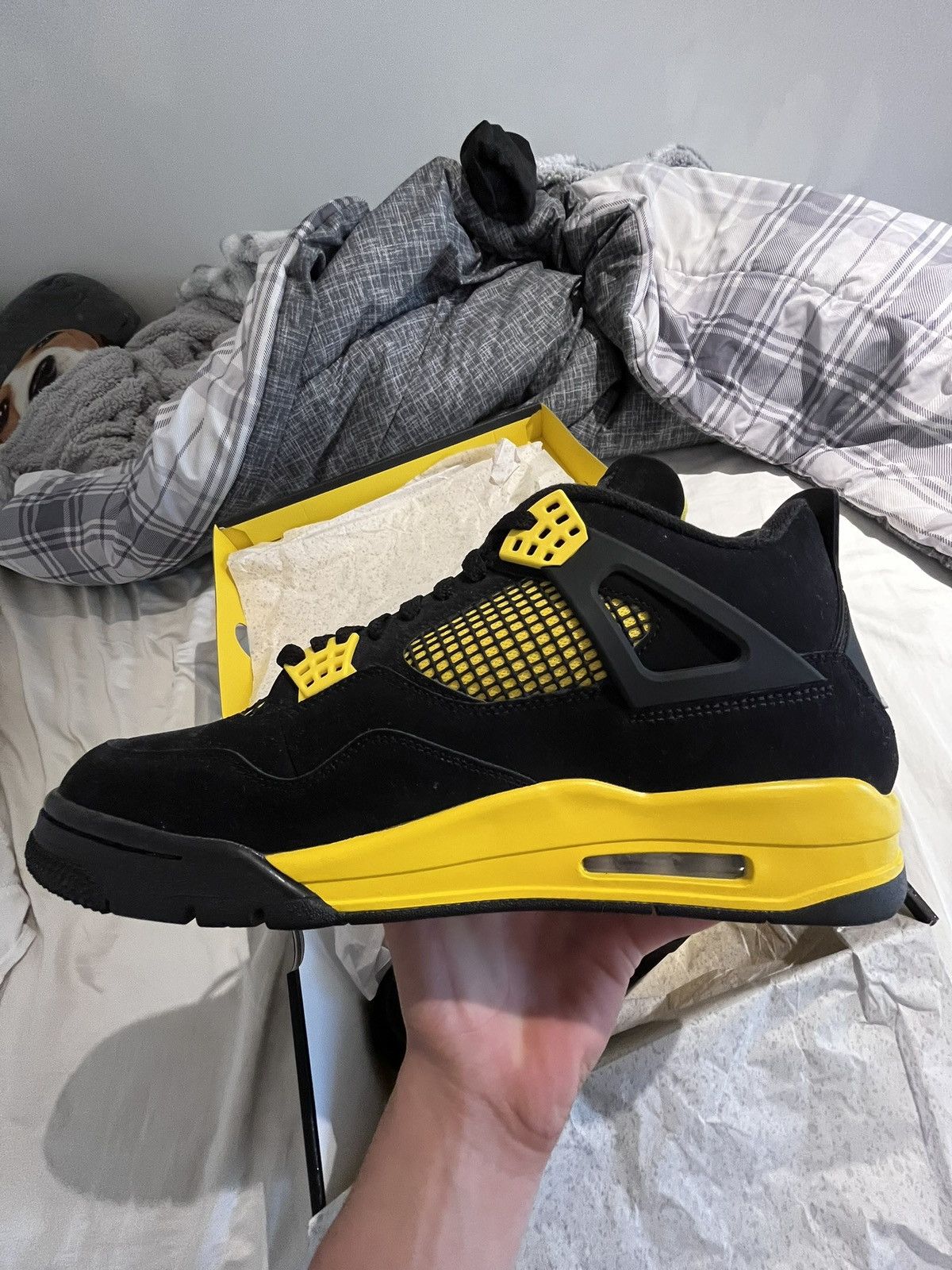 Jordan Brand Jordan 4 thunder Size US 12.5 / EU 45-46 - 9 Thumbnail