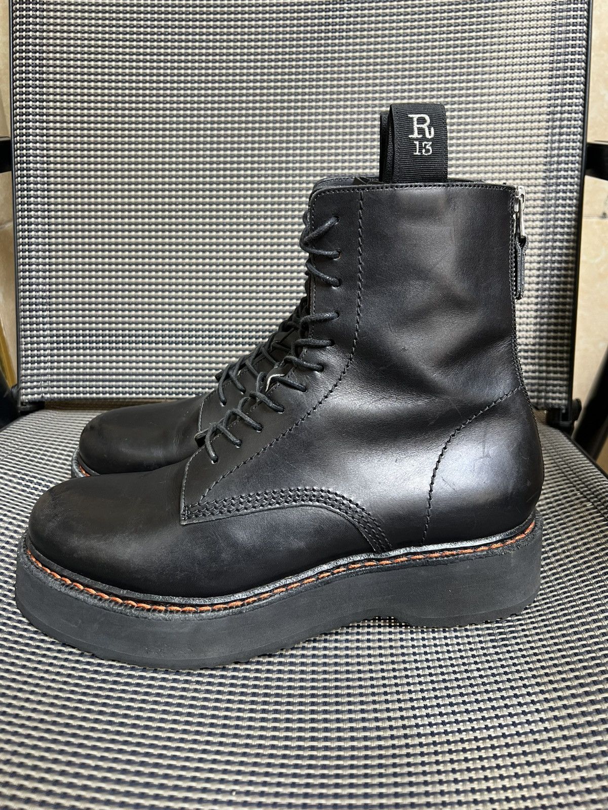 R13 R13 Single Stack Boots Size US 7 / EU 40 - 1 Thumbnail